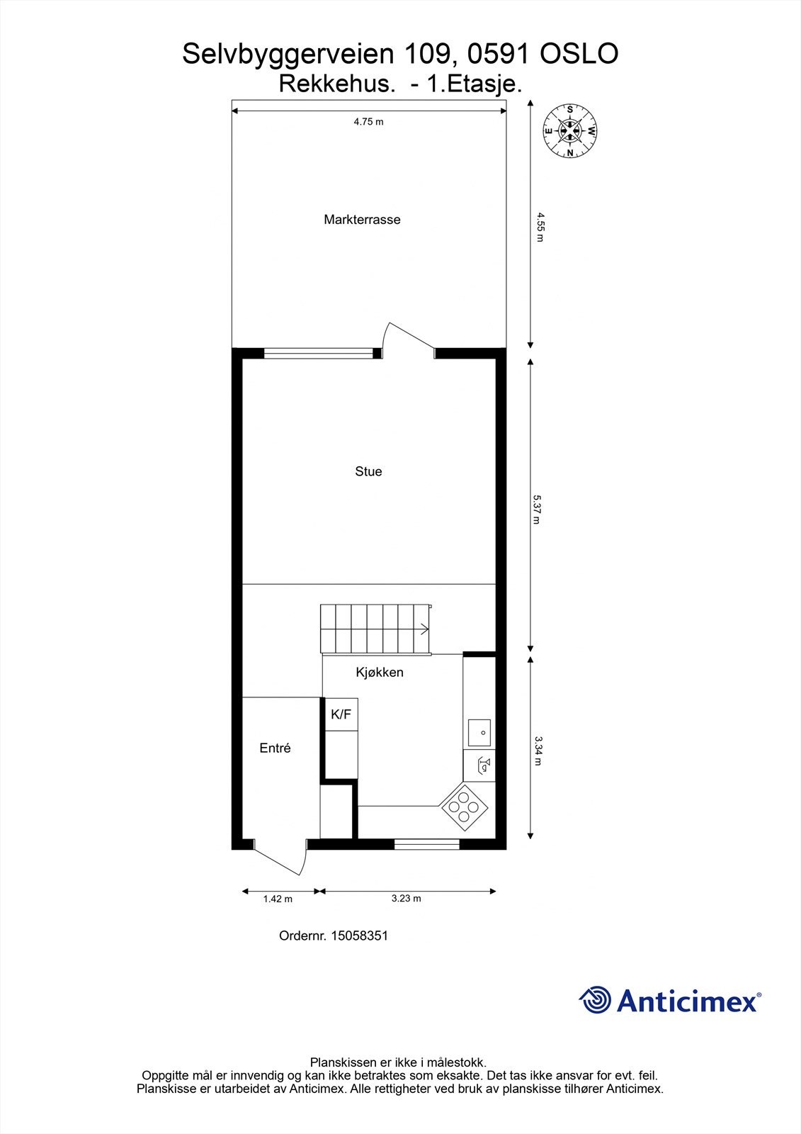 Plantegning - 1. etasje Galleribilde