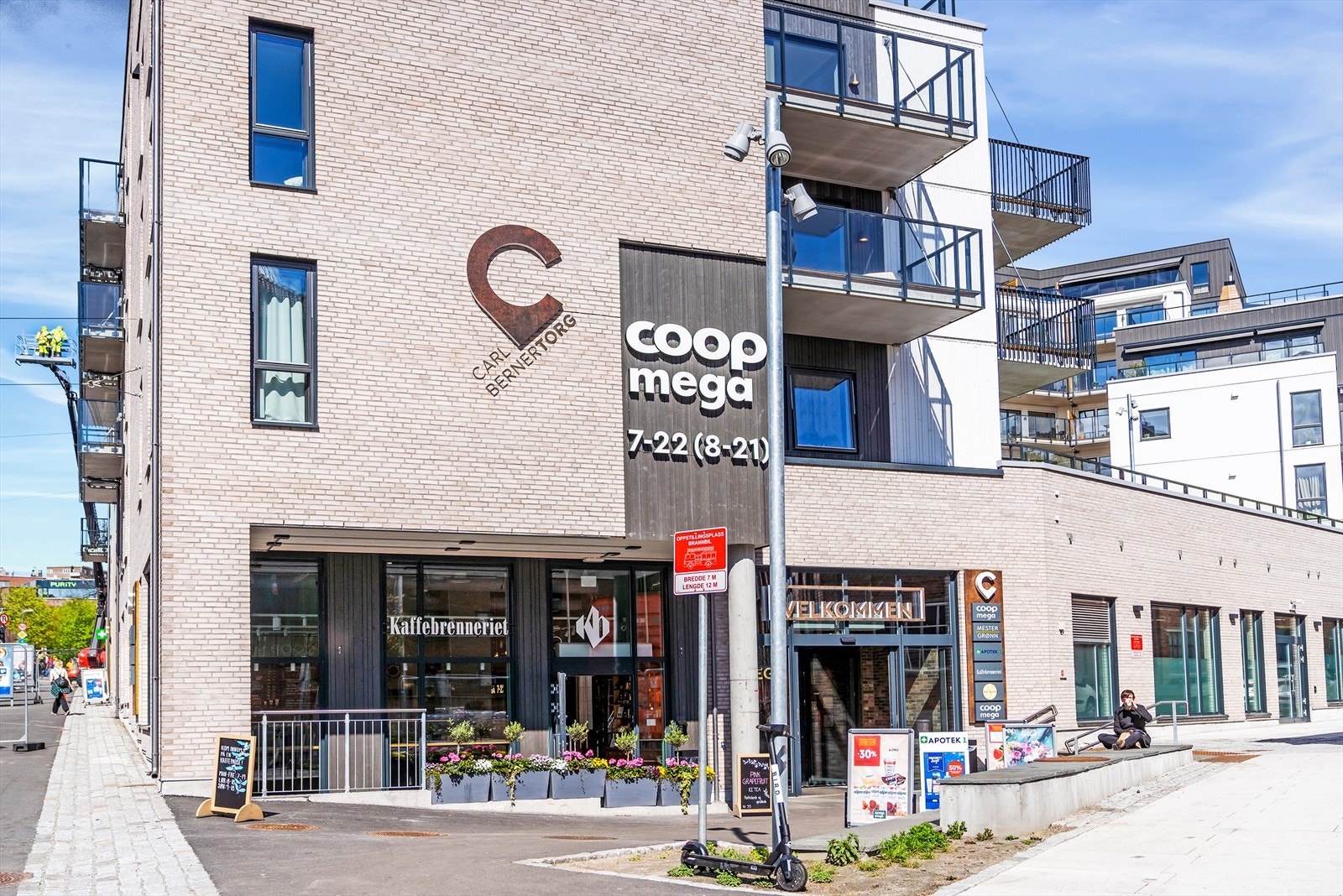 Videre har du også Hasle torg, kun en liten spasertur. Galleribilde