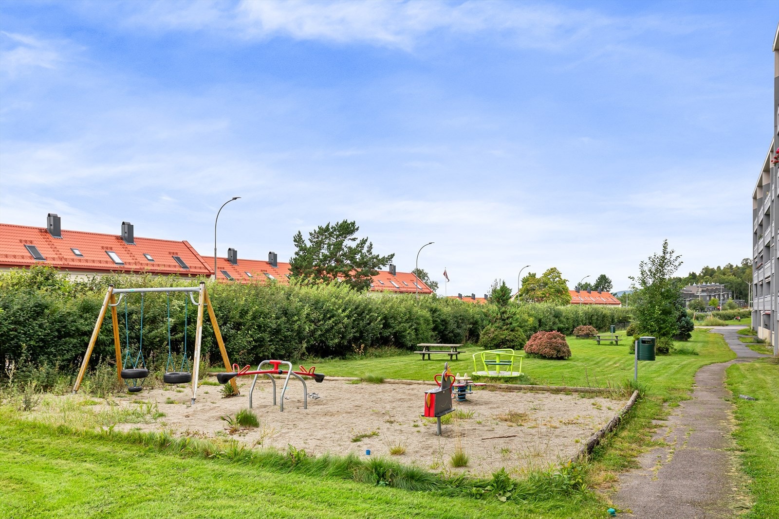 Etablert og barnevennlig boligområde. Galleribilde