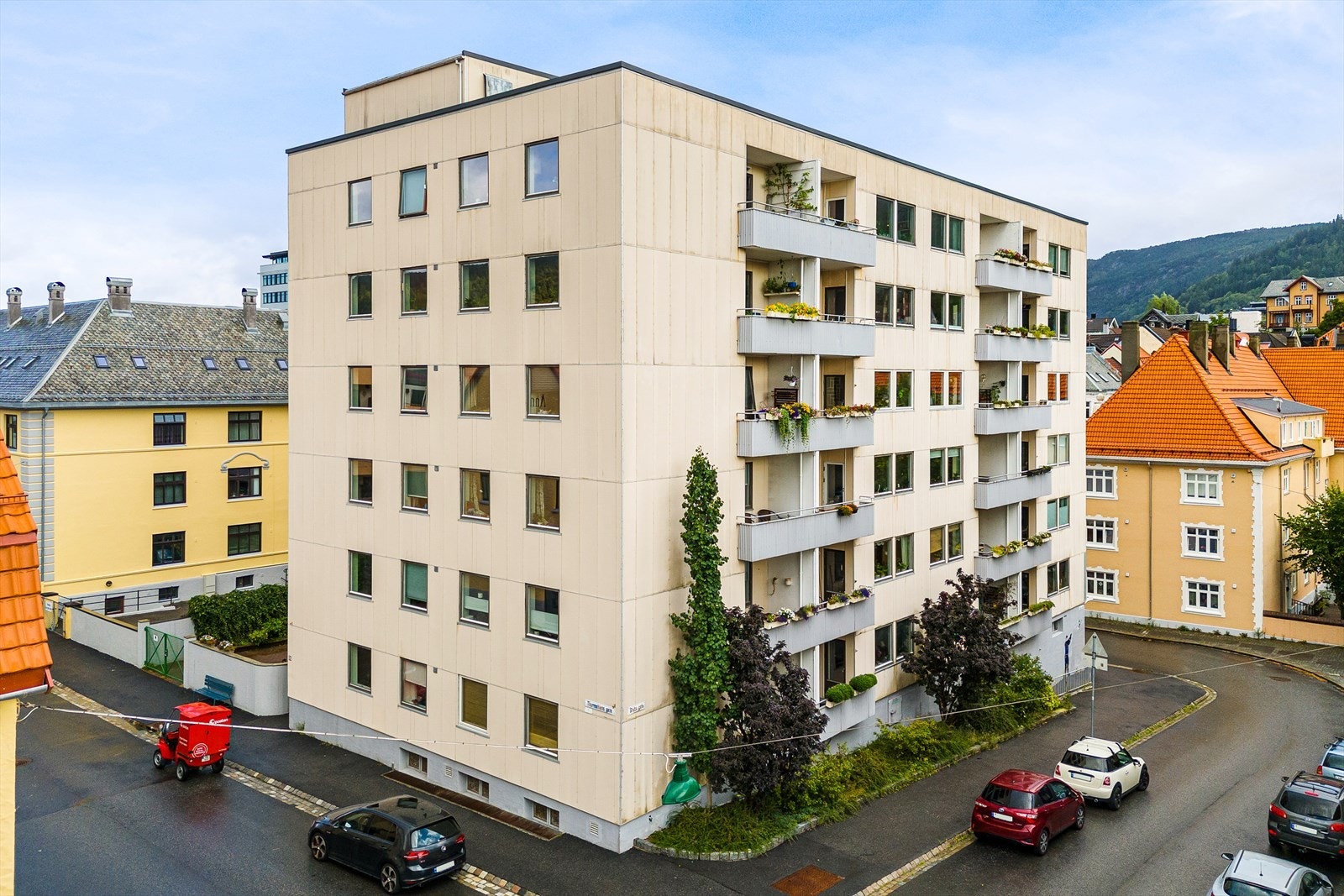 Det er heis i bygget. Galleribilde