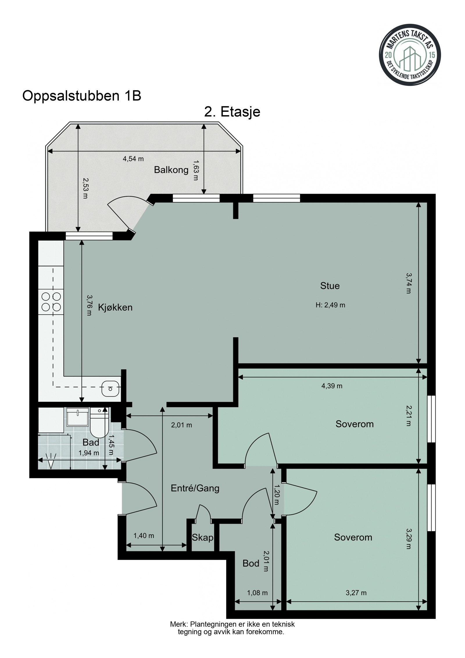 Plantegning. Galleribilde