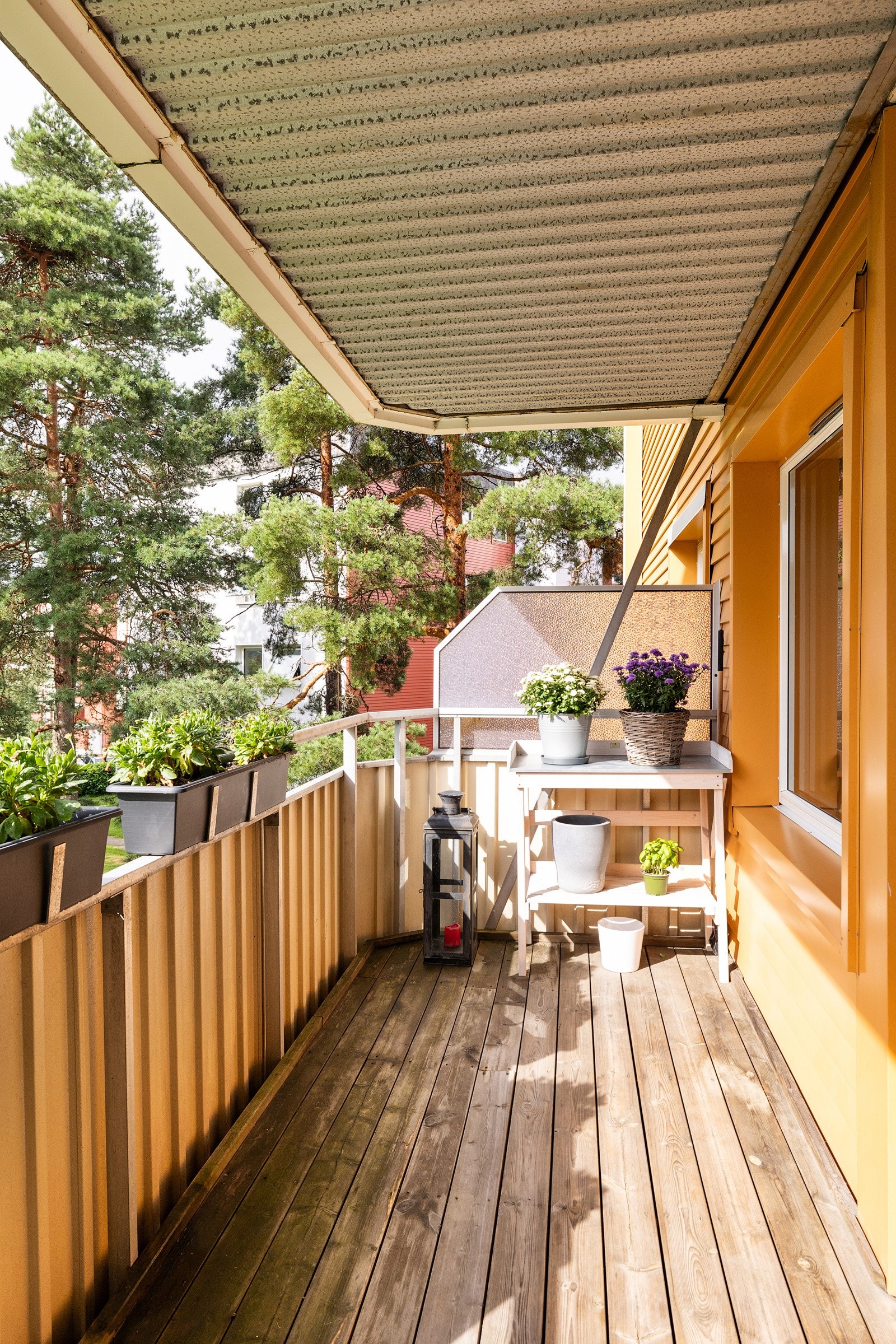 Fint å ta morgenkaffen ute på balkongen! Galleribilde