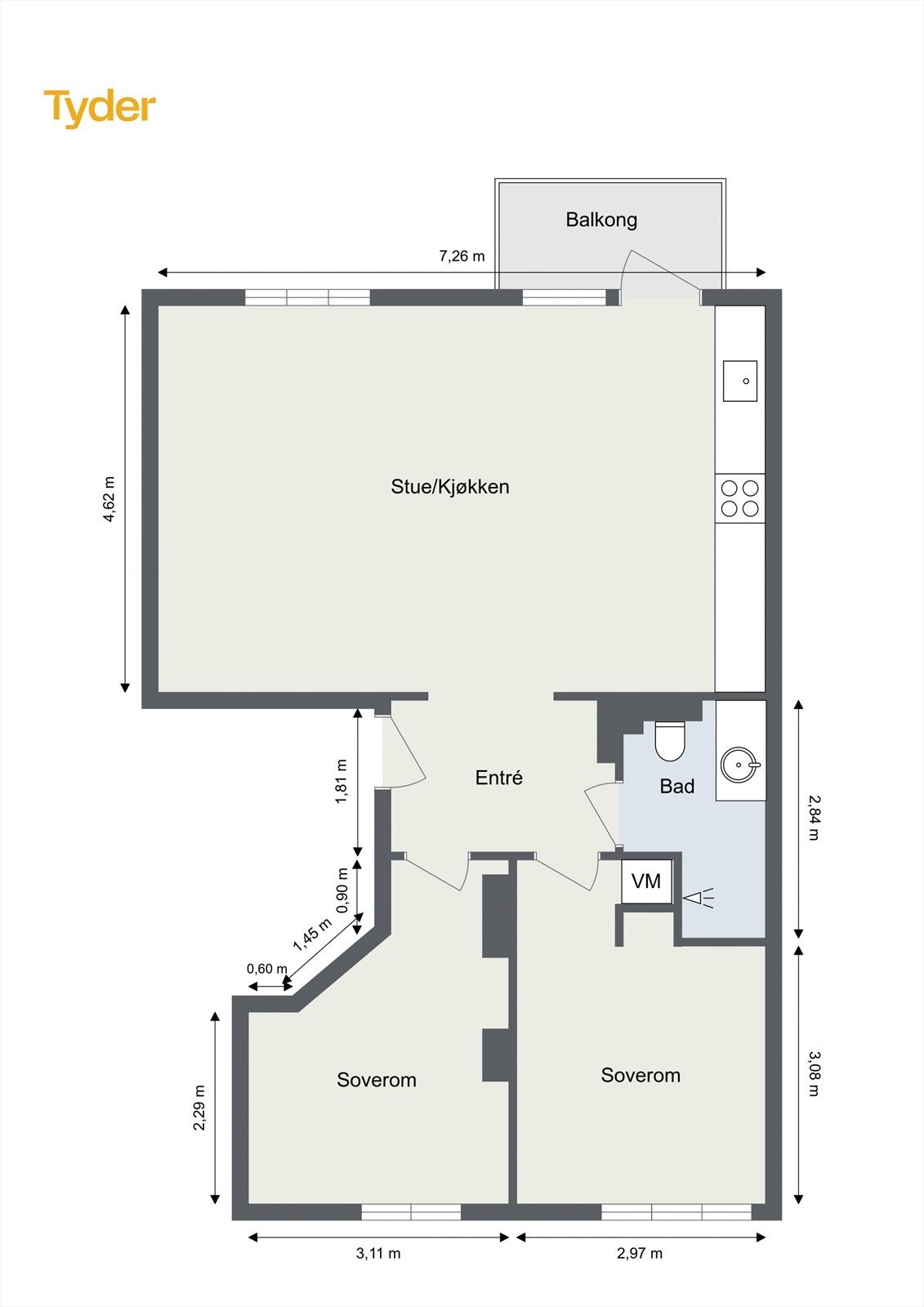 Plantegning Galleribilde