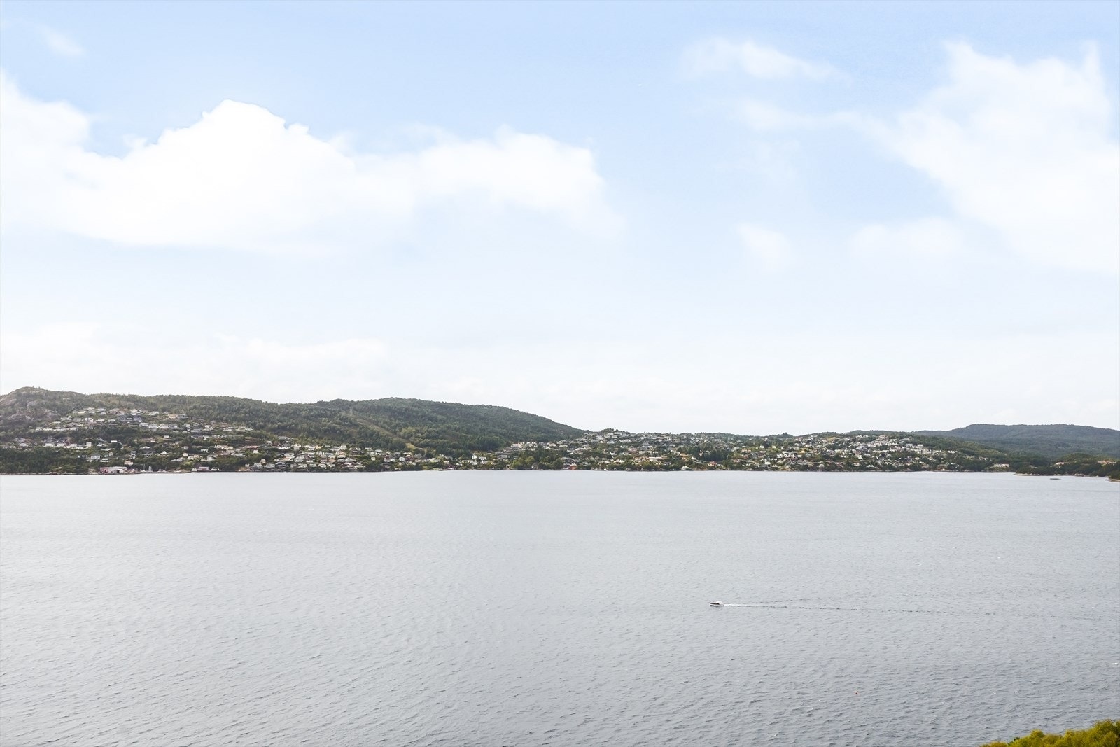 Nydelig utsikt over innseilingen til Bergen. Galleribilde