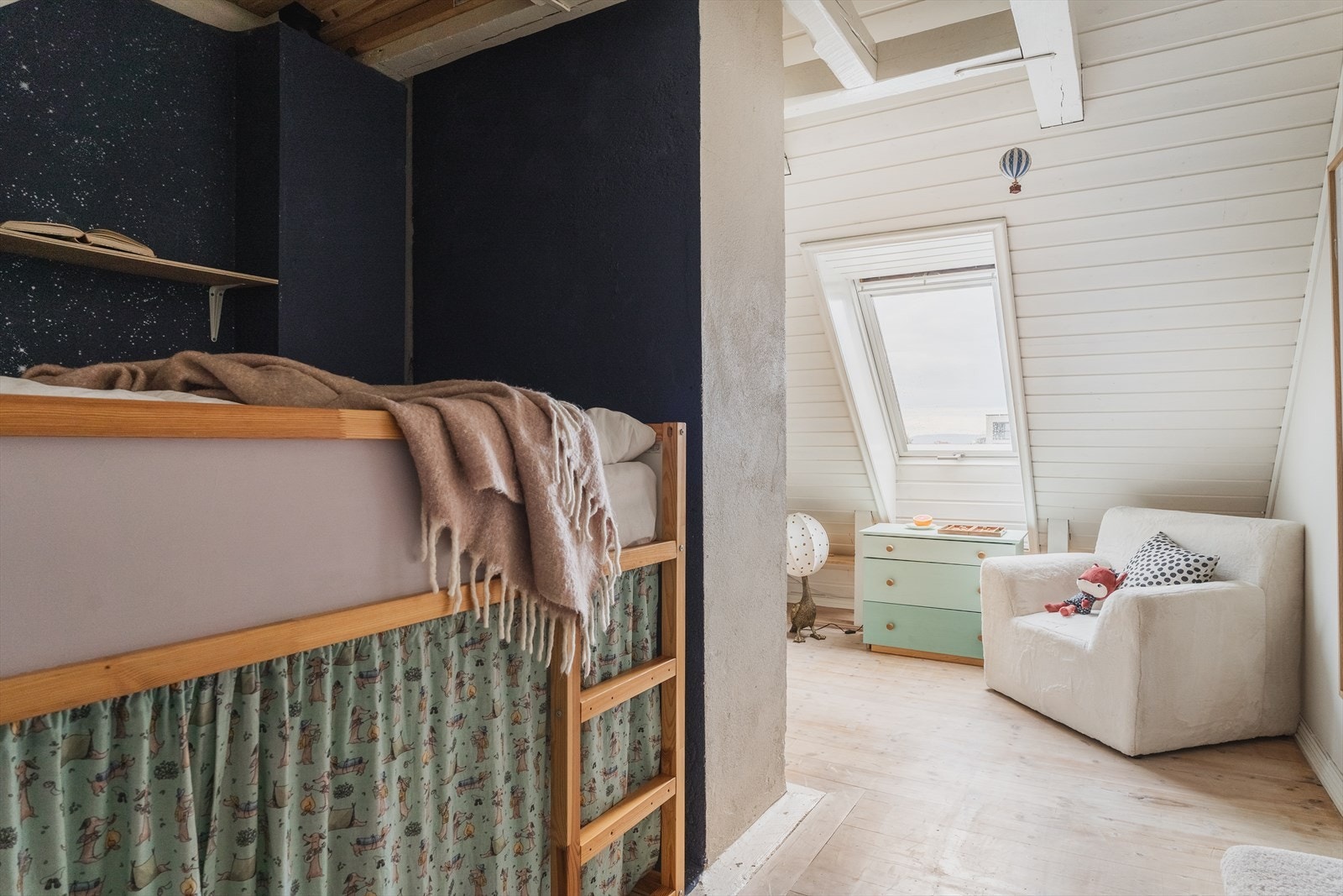 Rommet benyttes som soverom Galleribilde