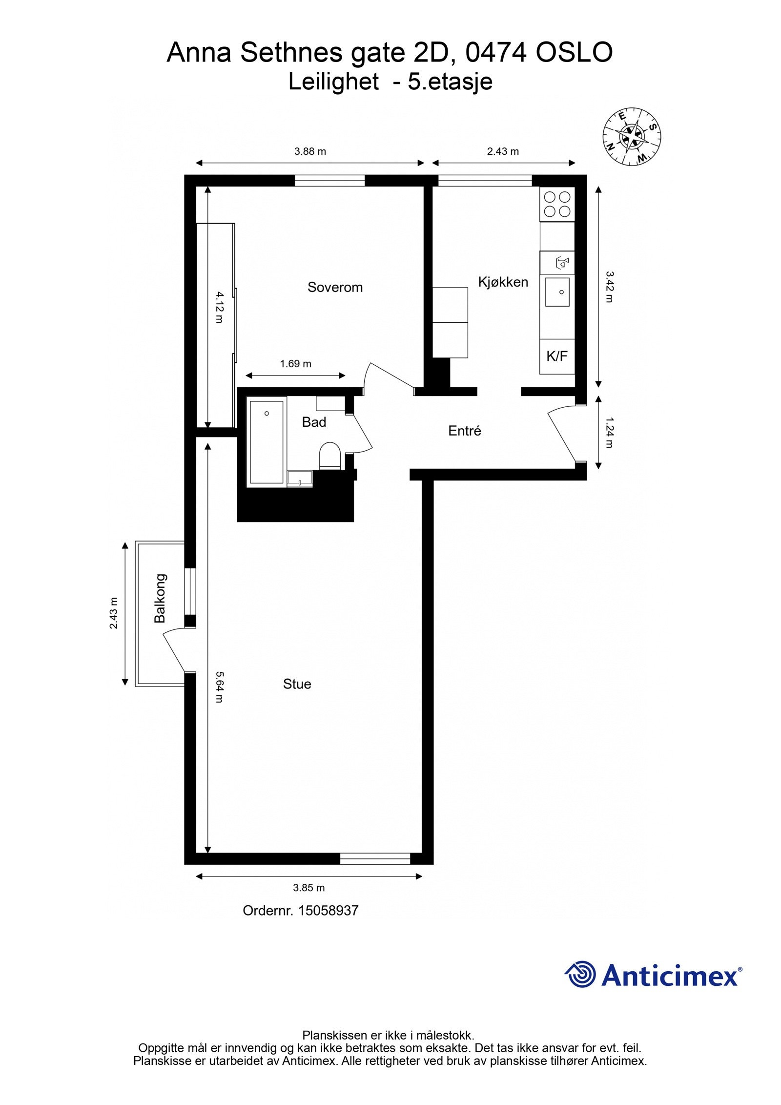 Planskisse. Galleribilde