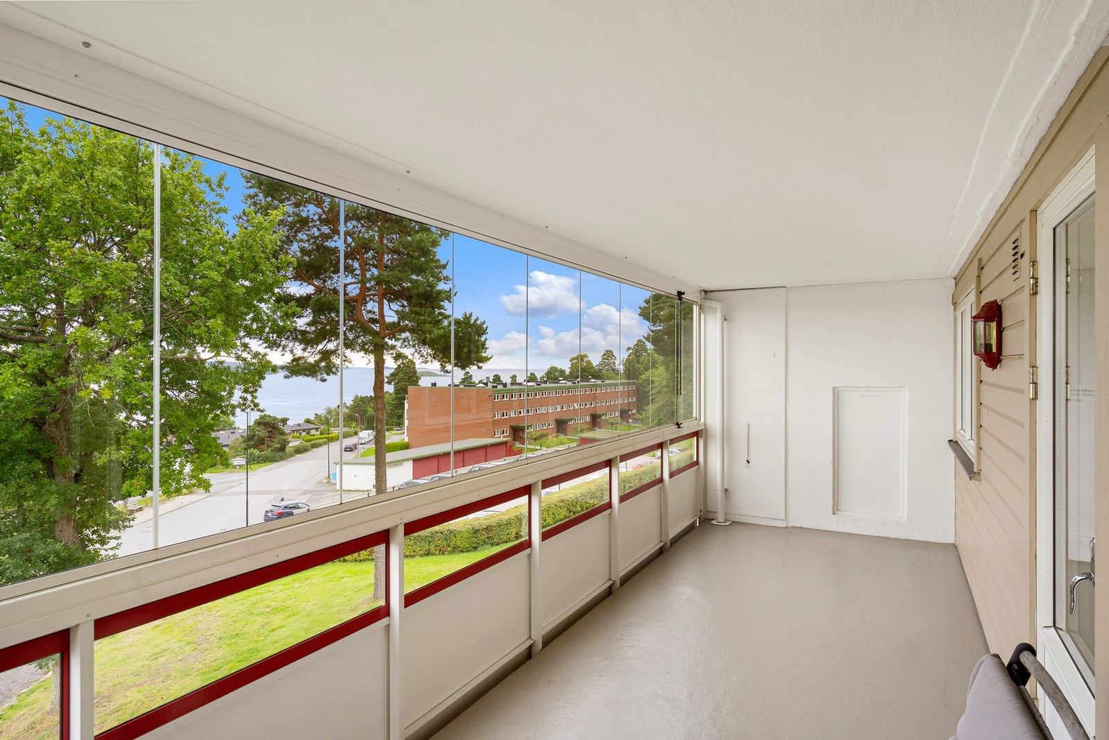 Verandaen kan fungere som en ekstra stue store deler av sommeren Galleribilde