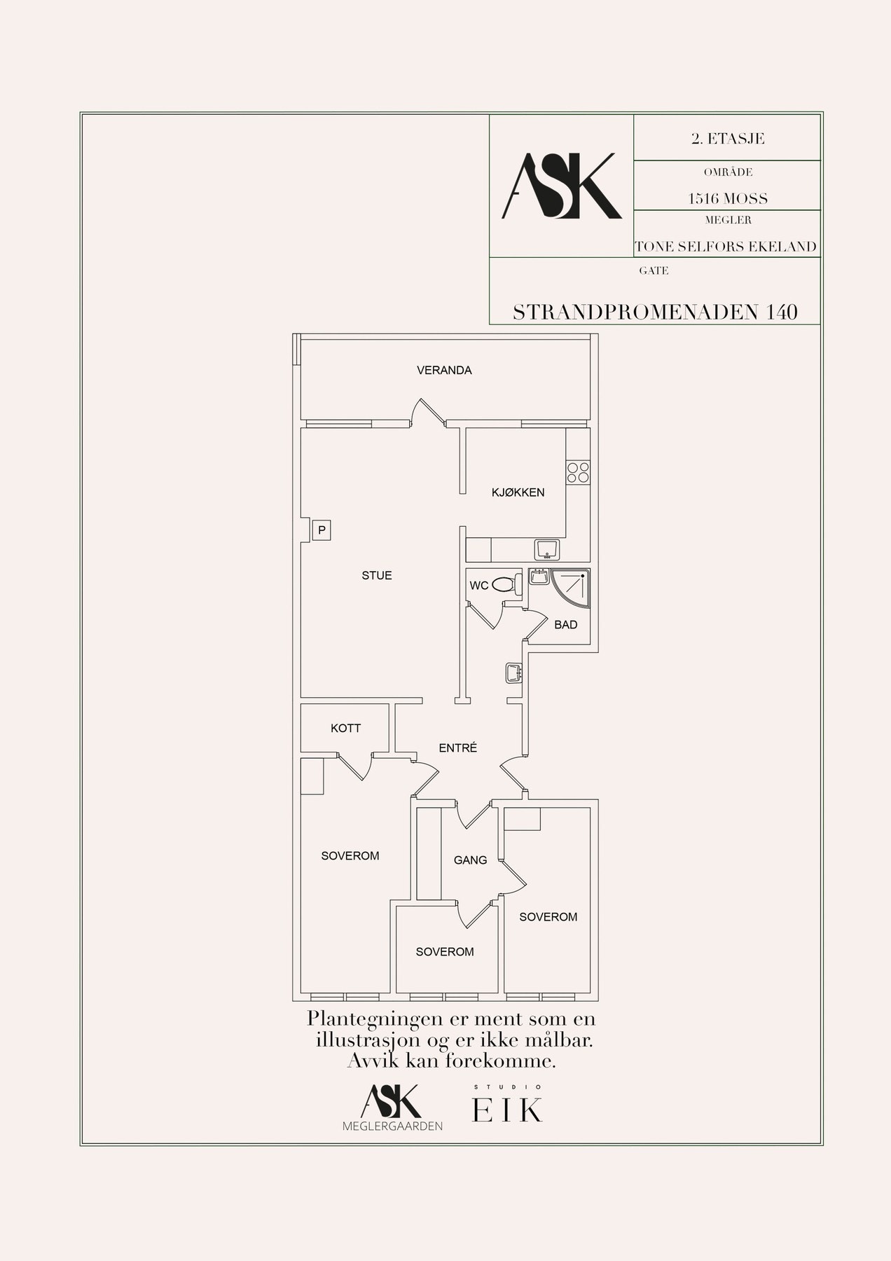 Plantegning Galleribilde