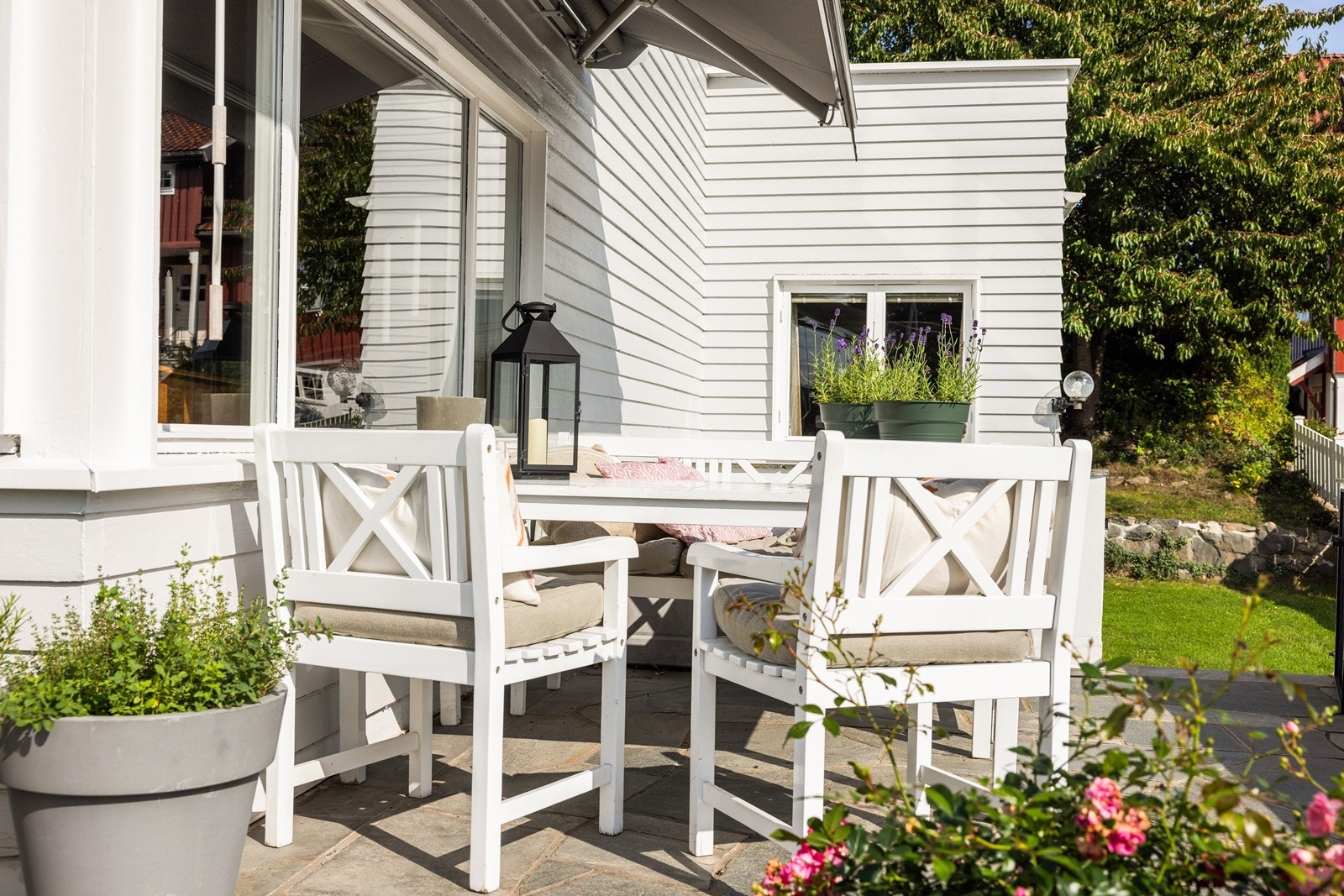 Fra terrassen med meget gode solforhold Galleribilde