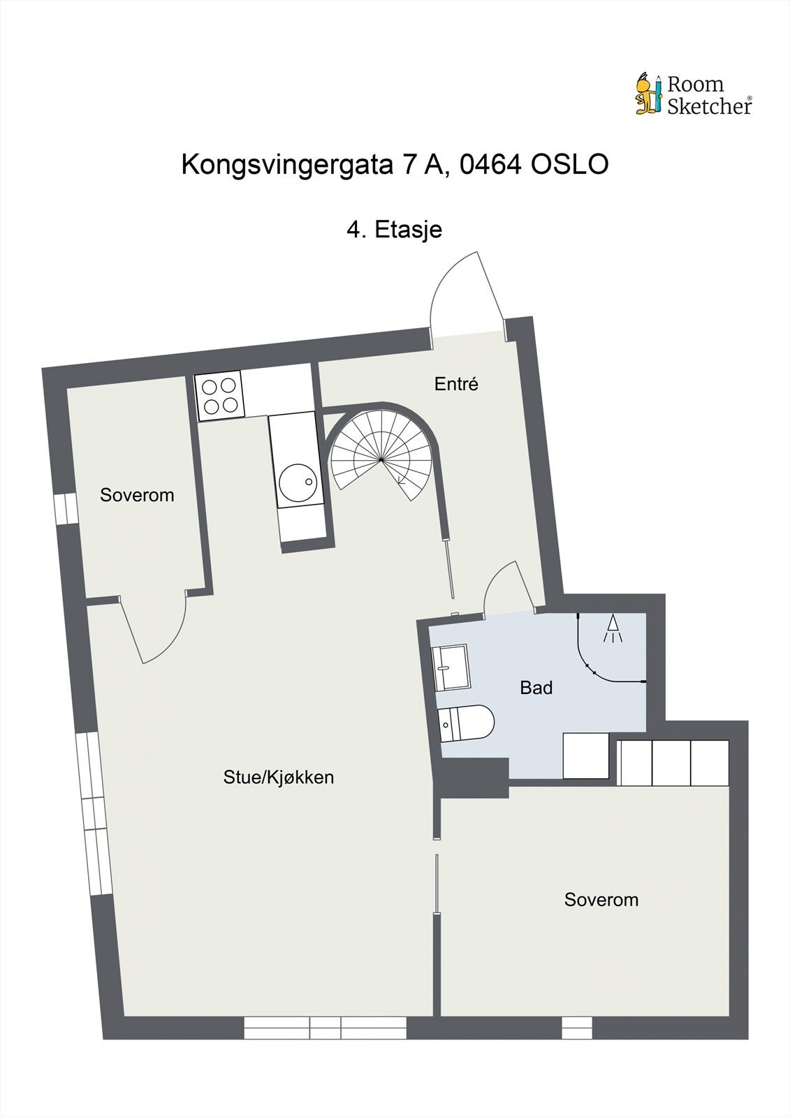 Plantegning Galleribilde