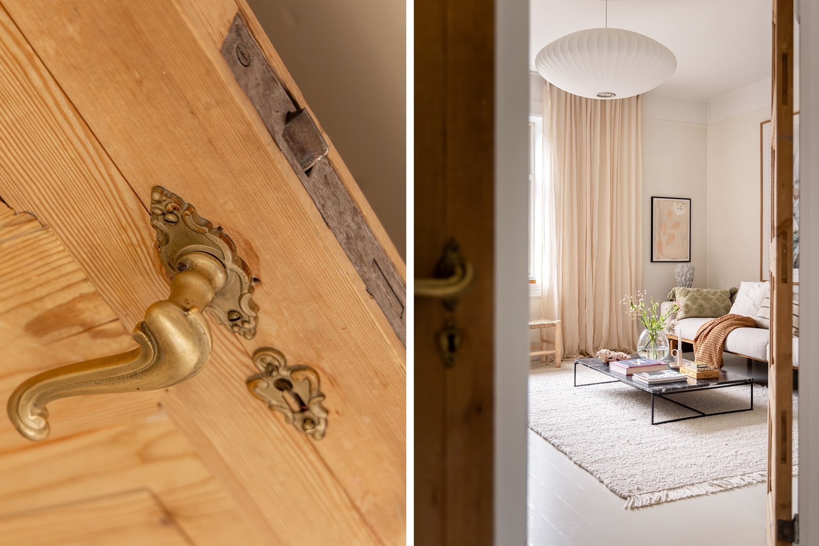 Stuen ligger separat fra kjøkkenet Galleribilde