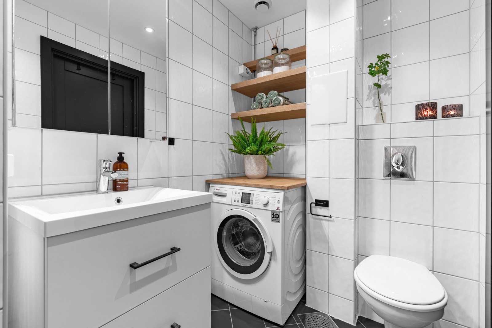 Badet er oppusset i regi av borettslaget Galleribilde