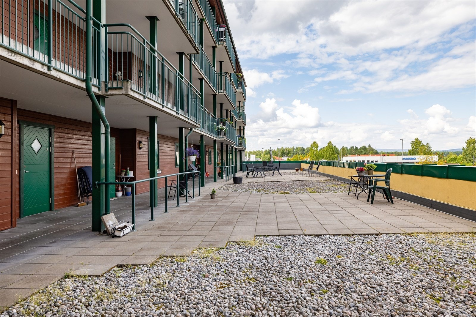 Fellesarealene har flere sittegrupper som beboerne kan bruke. Galleribilde