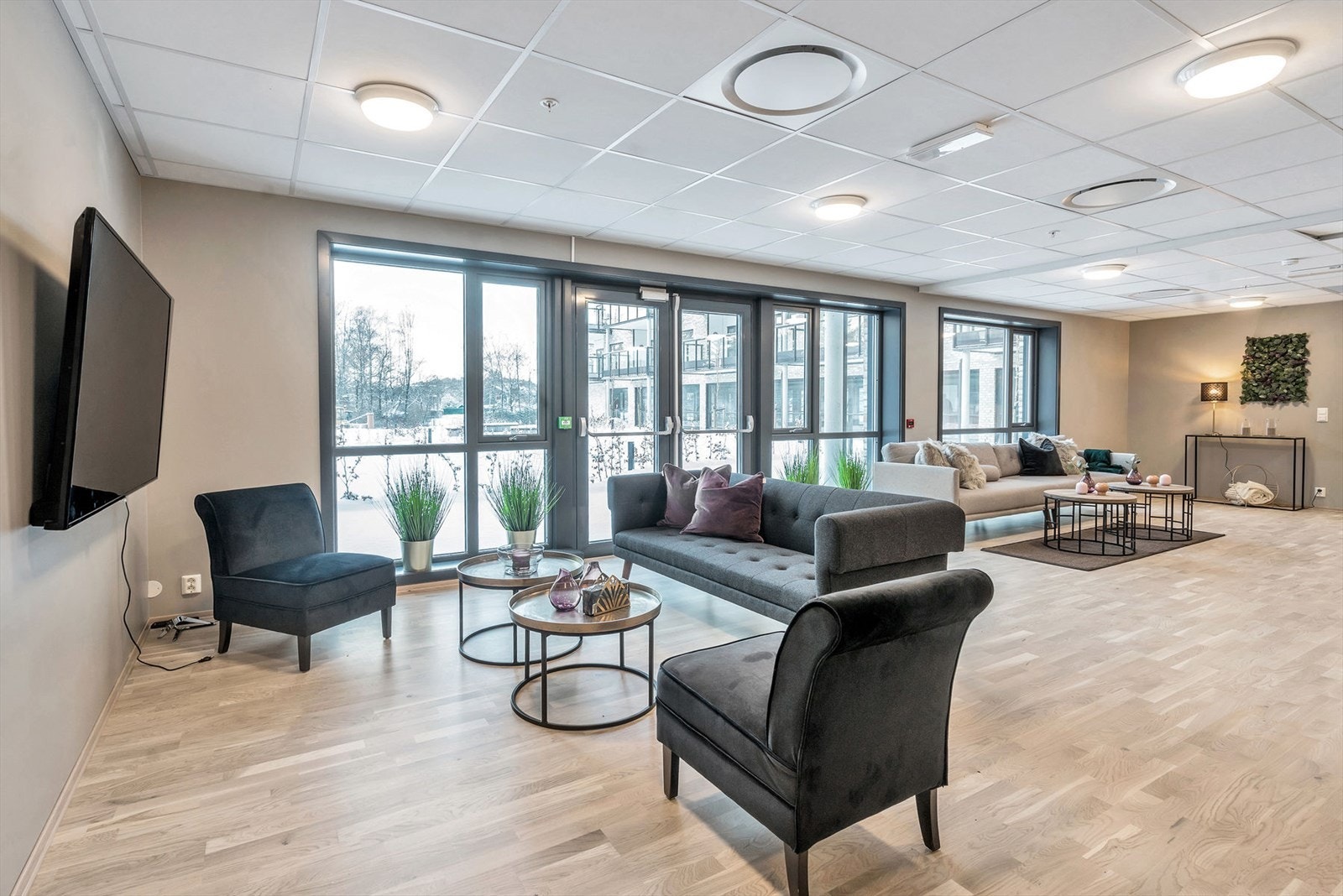 Borettslaget kan by på flotte fellesområder Galleribilde