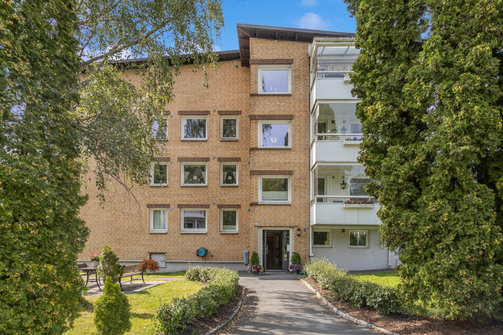 Koselig inngangsparti. Galleribilde