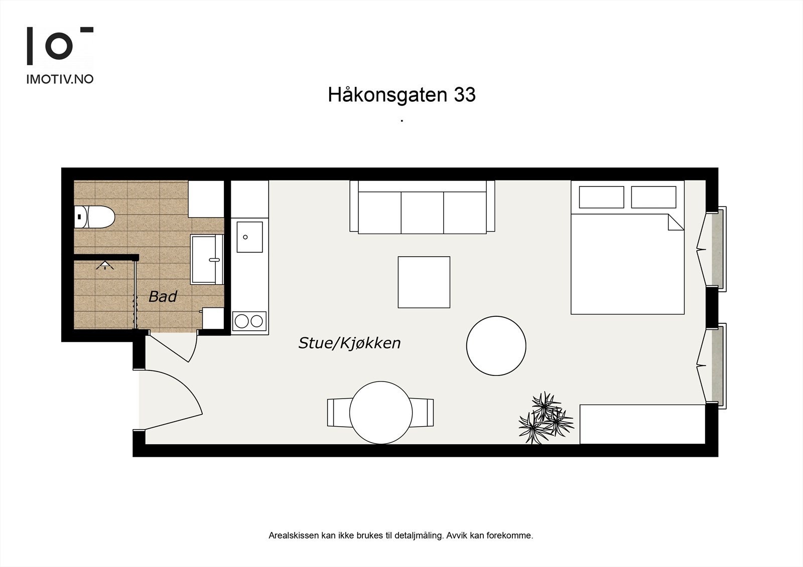 - I tillegg har leiligheten en ekstern bod på 2 m² - Galleribilde