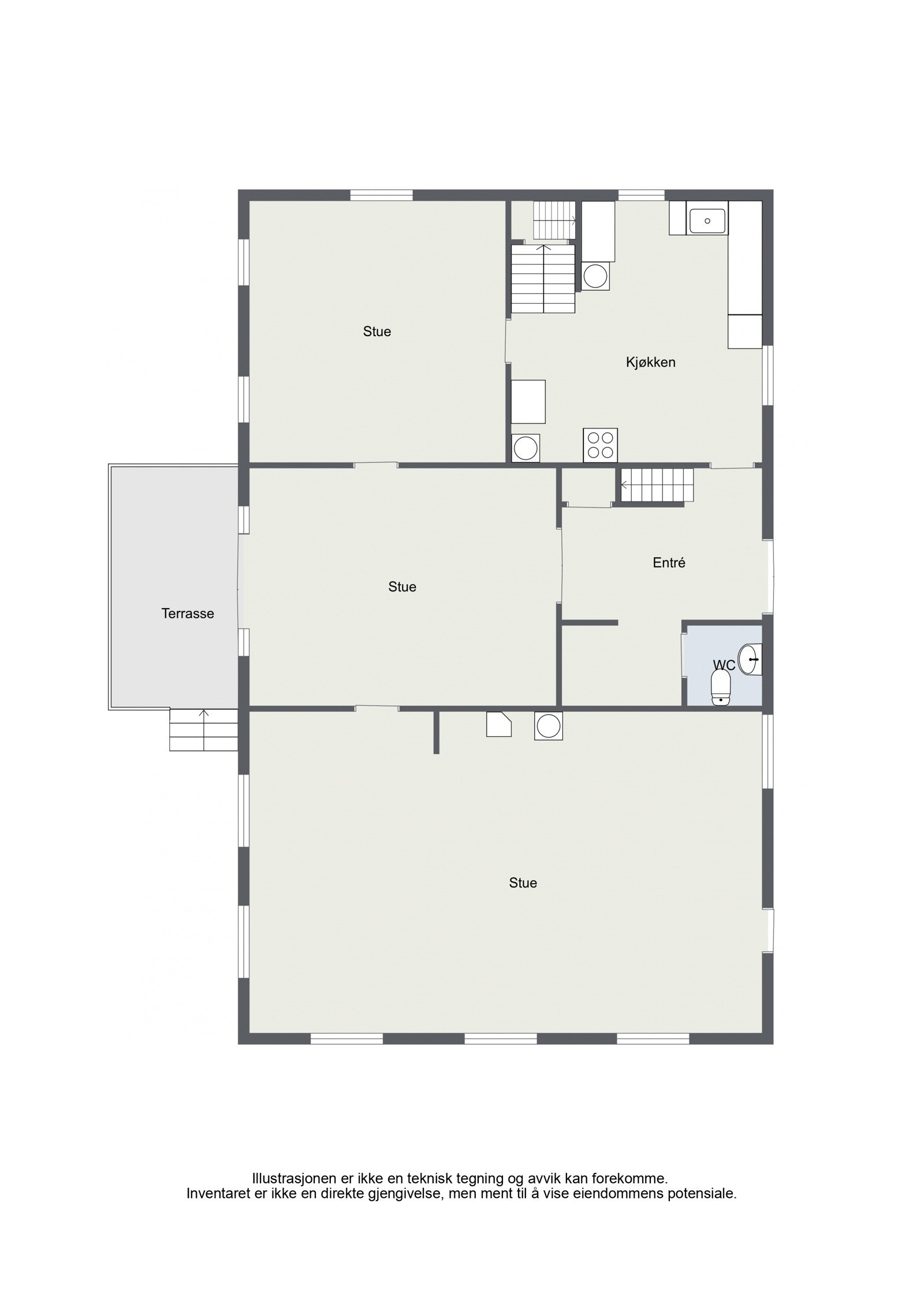 Floorplan letterhead - Ådalsveien 820 - 2. Floor - 2D Floor Plan Galleribilde