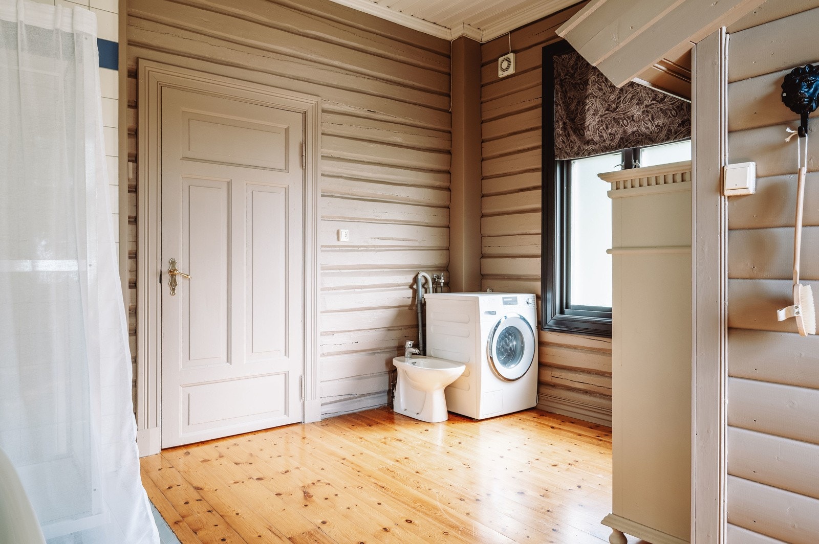 Badet har også opplegg for vaskemaskin. Galleribilde