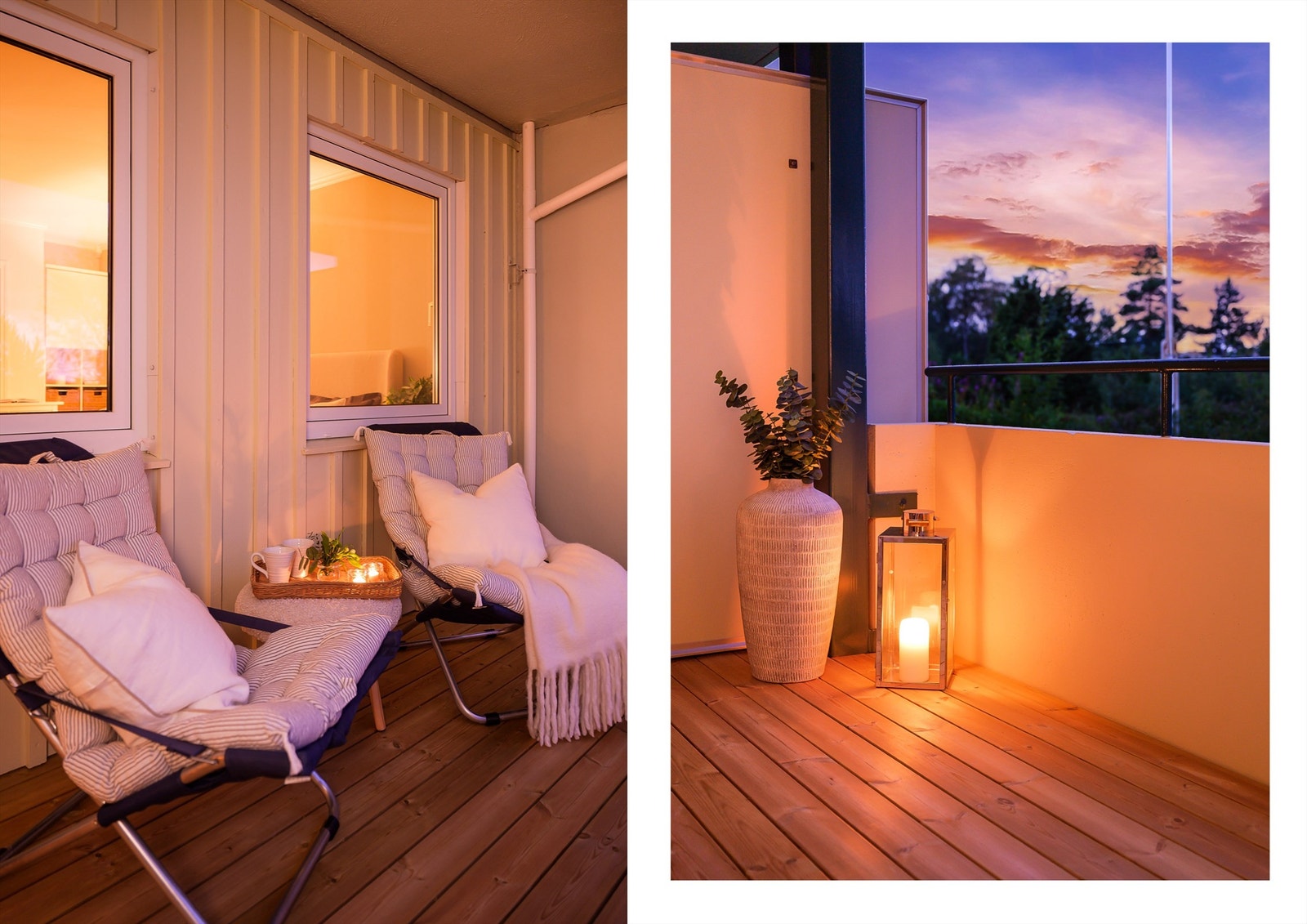 Collage terrasse Galleribilde