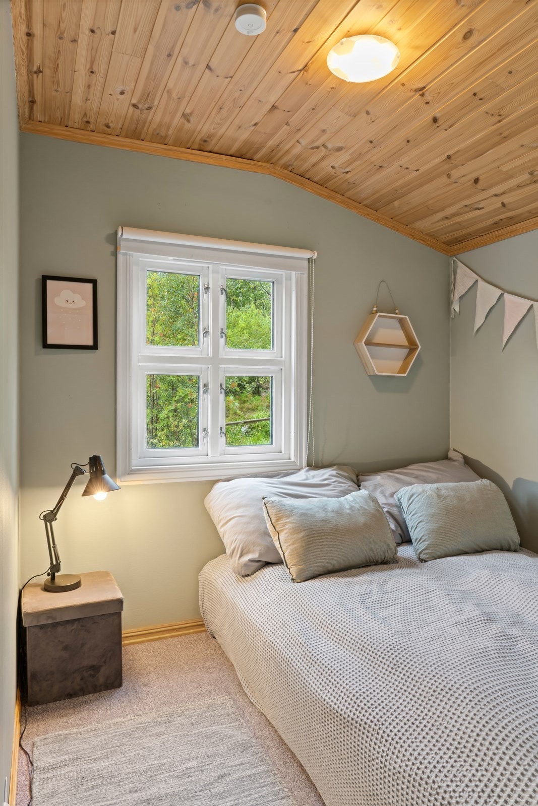 Soverommene kan innredes med ønsket soveromsmøblement. Galleribilde