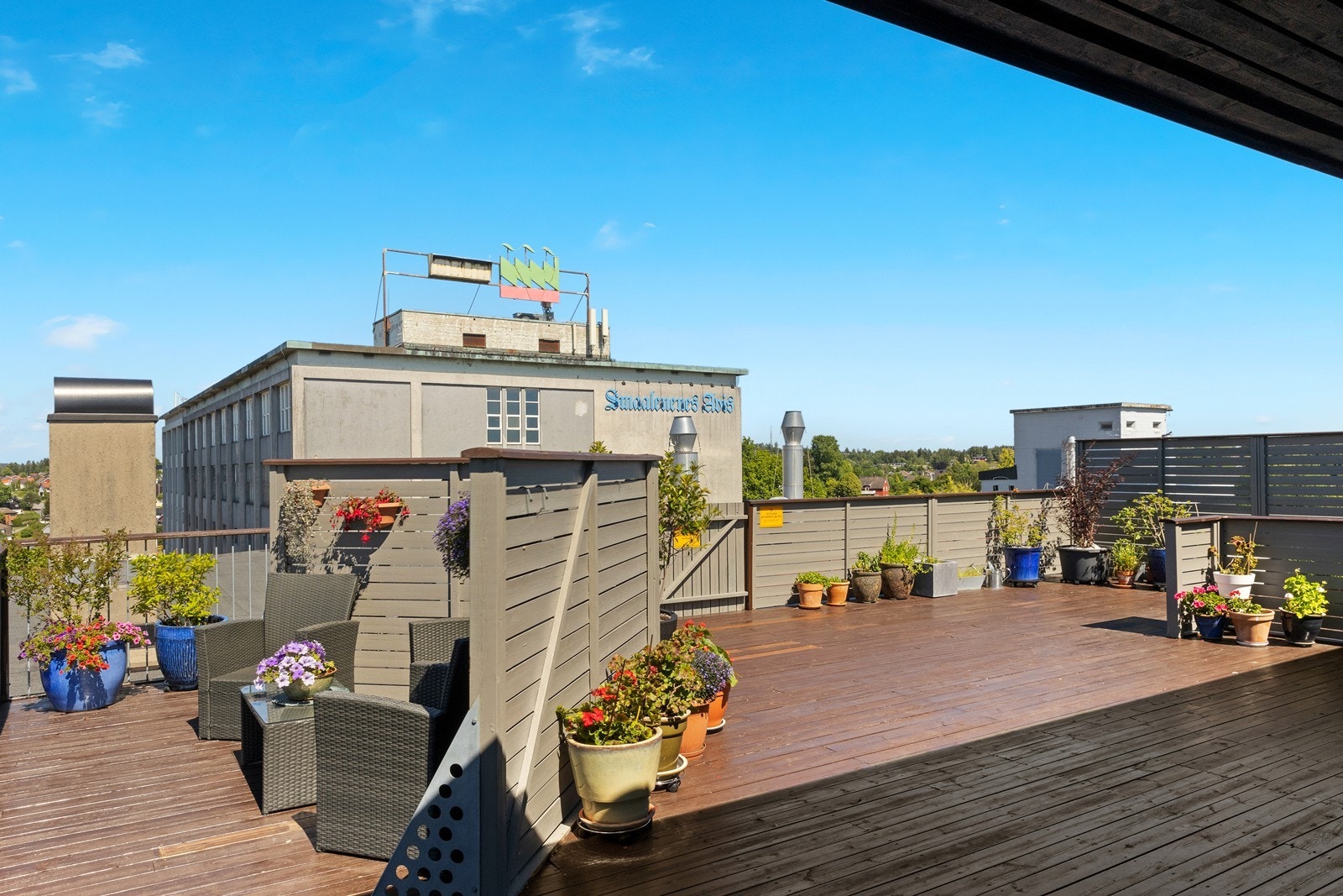 Takterrasse Galleribilde