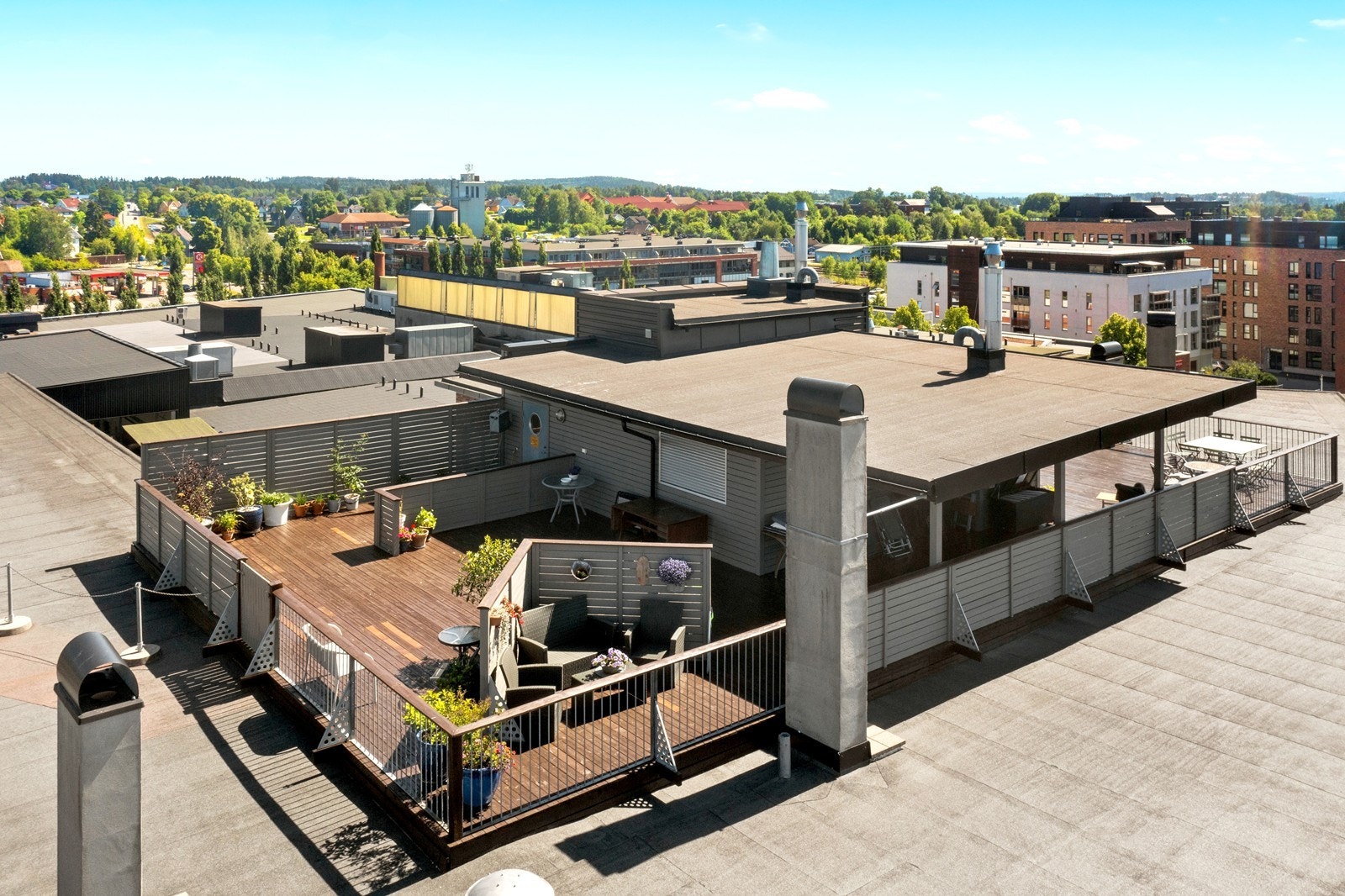 Felles takterrasse Galleribilde