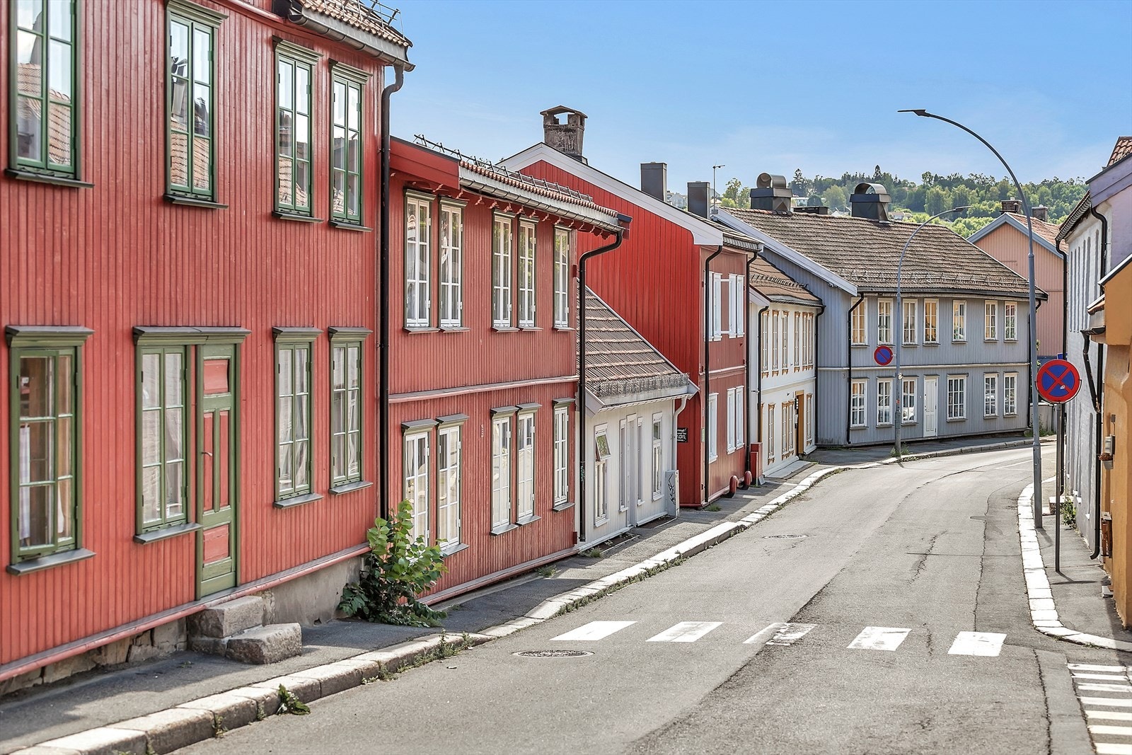 Trehusbebyggelse på Kampen, i leilighetens umiddelbare nærområde. Galleribilde