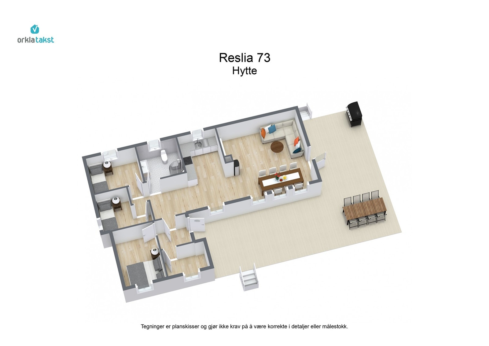 Planskisse Galleribilde