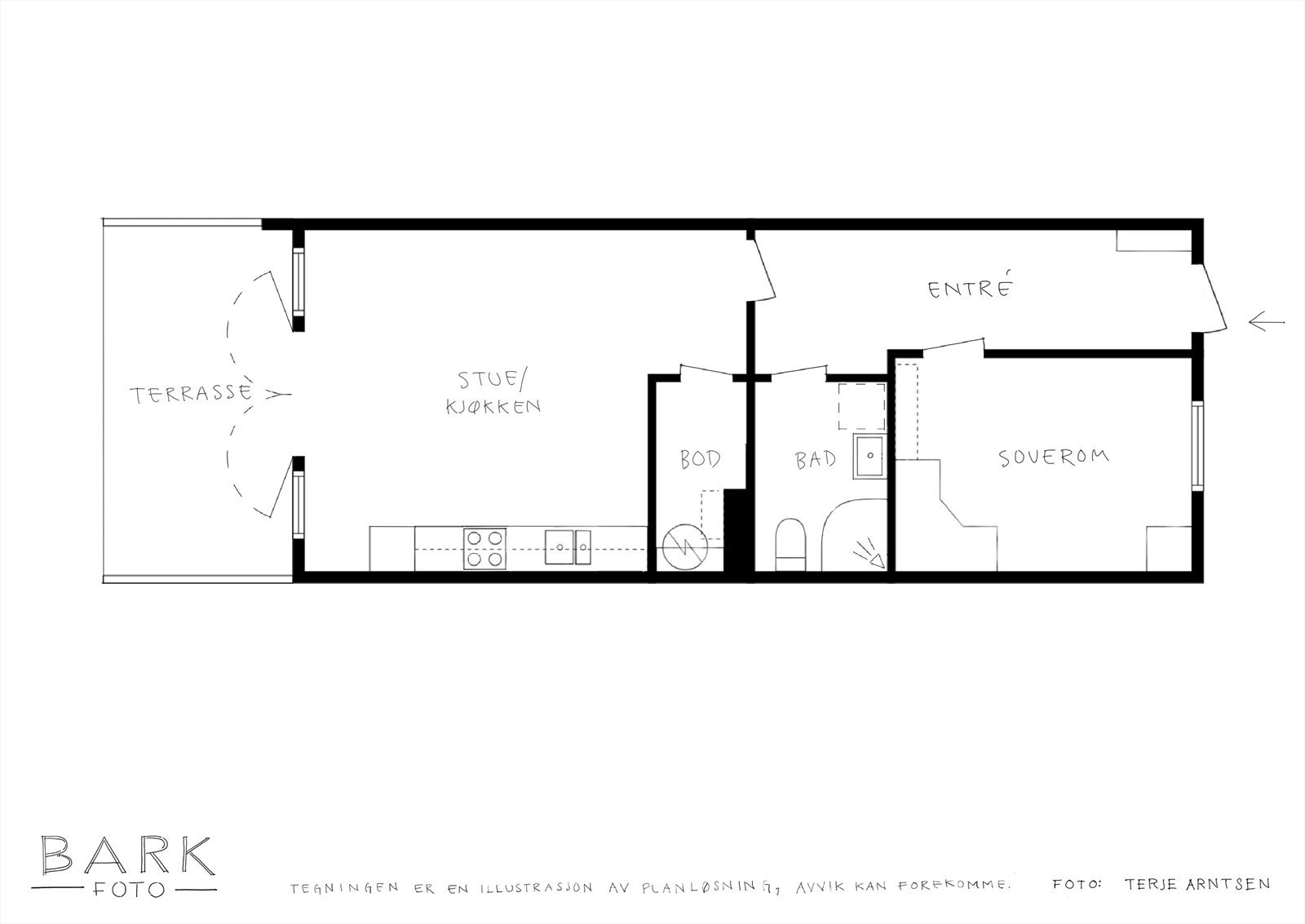 Plantegning Galleribilde