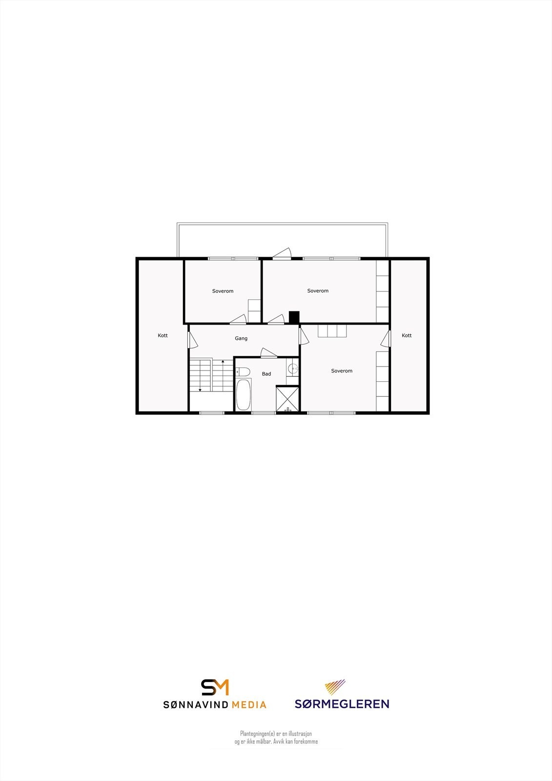 Plantegning 2. etasje Galleribilde