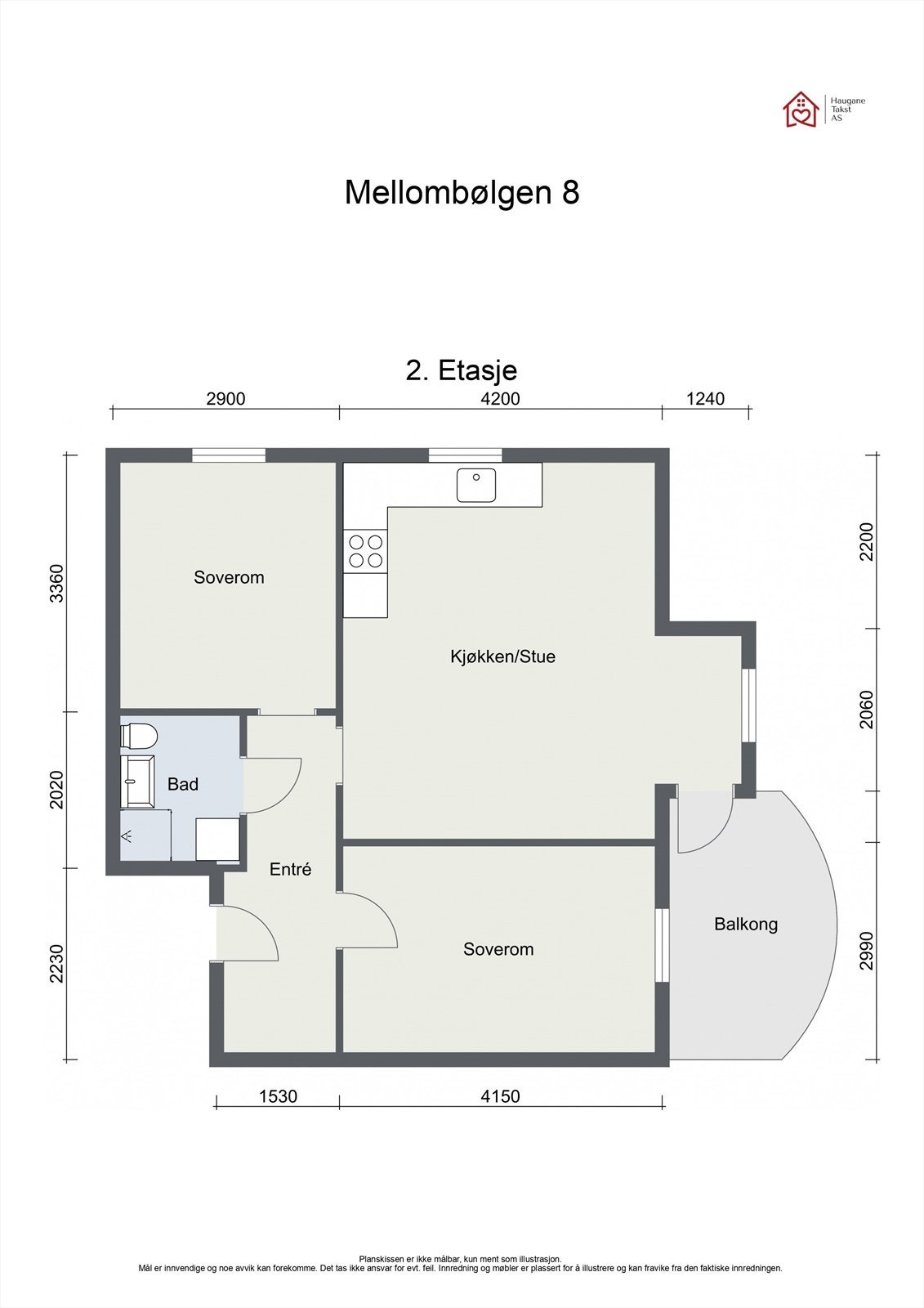 Plantegning Galleribilde