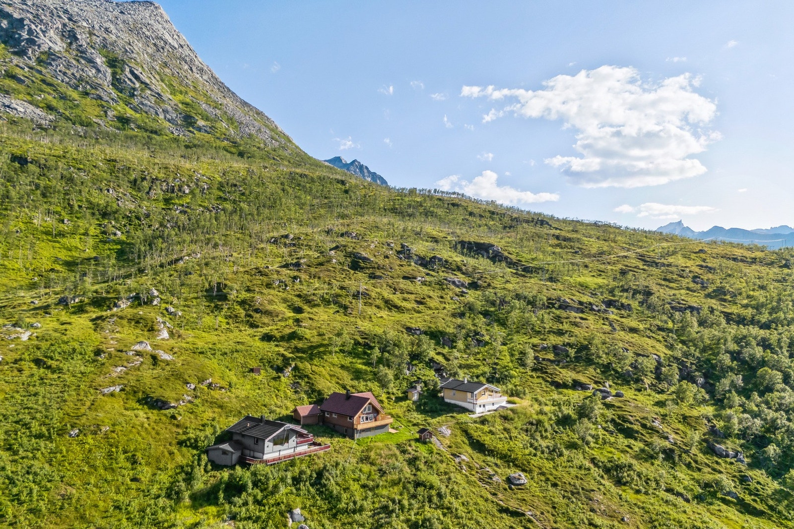 Hytta ligger i behagelig kjøreavstand fra Tromsø by. Galleribilde