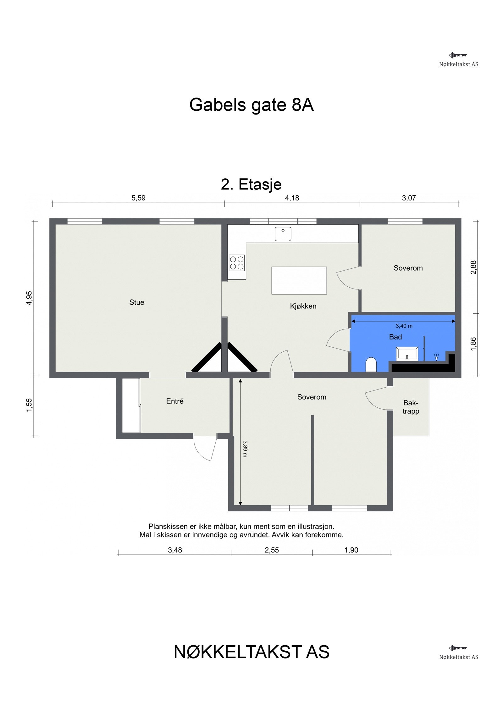 Plantegning Galleribilde