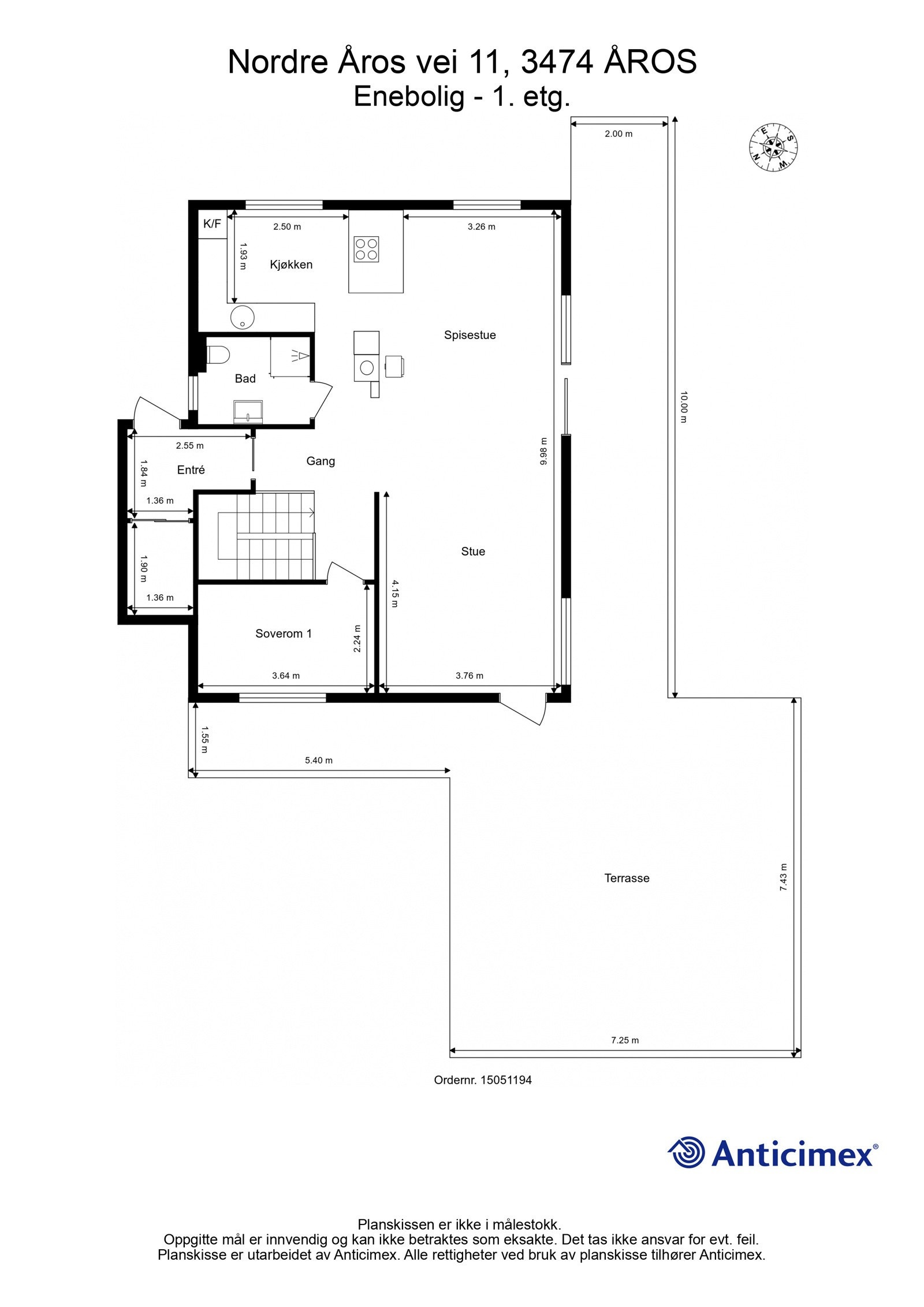 Vi beveger oss inn i boligen. Galleribilde