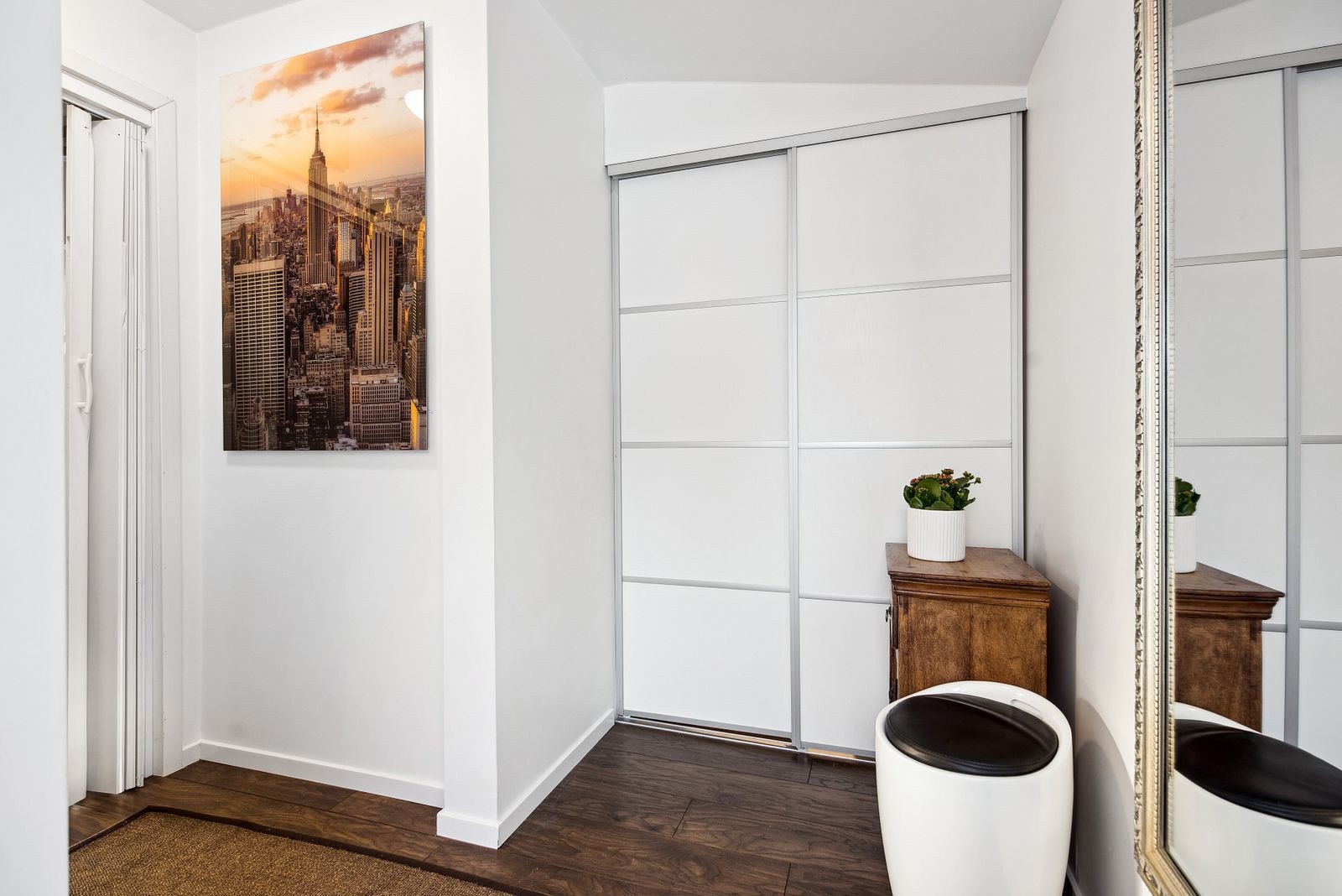 Vi begynner med plantegningen for å orientere oss litt. Galleribilde