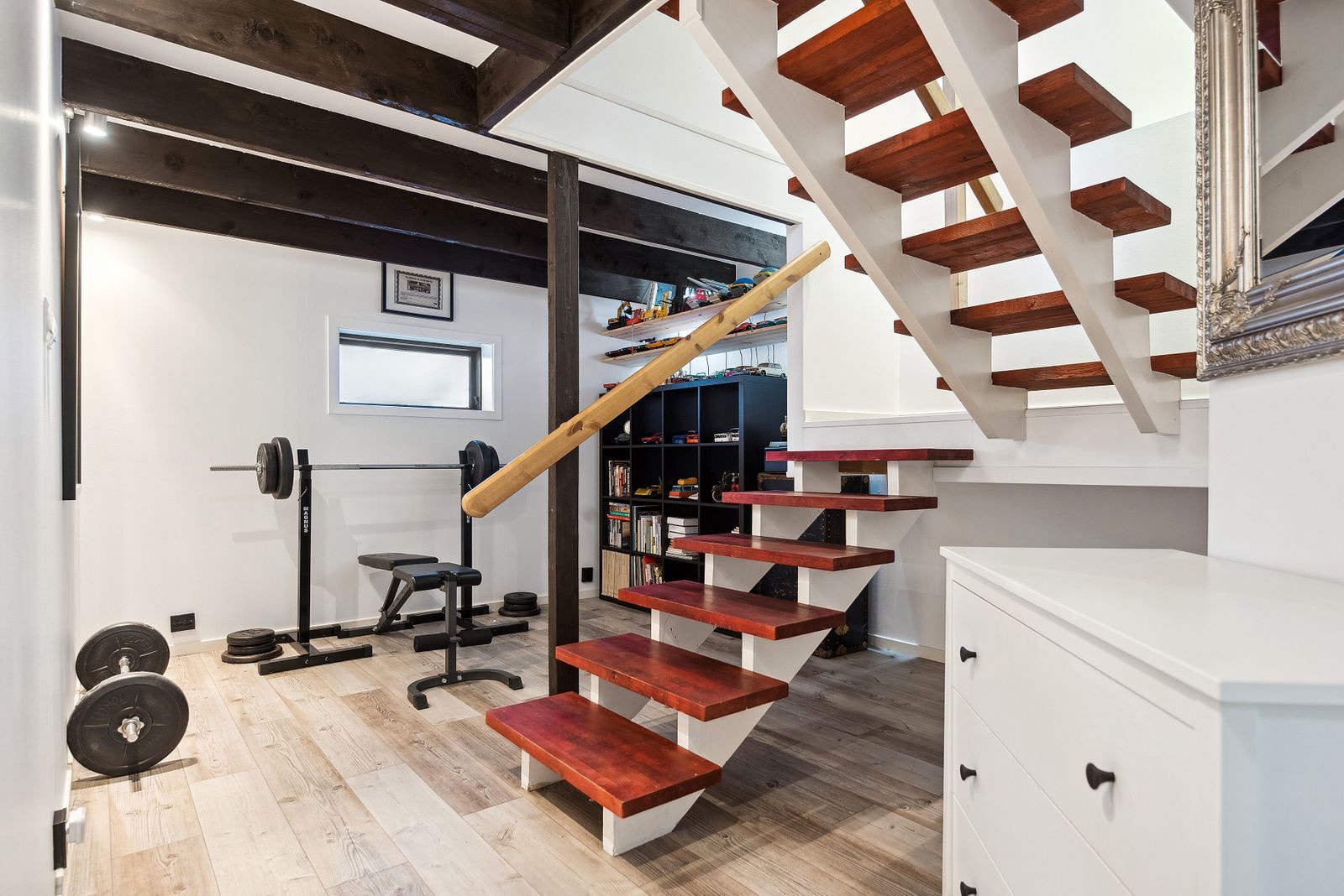 Vi begynner med plantegningen her også. Galleribilde