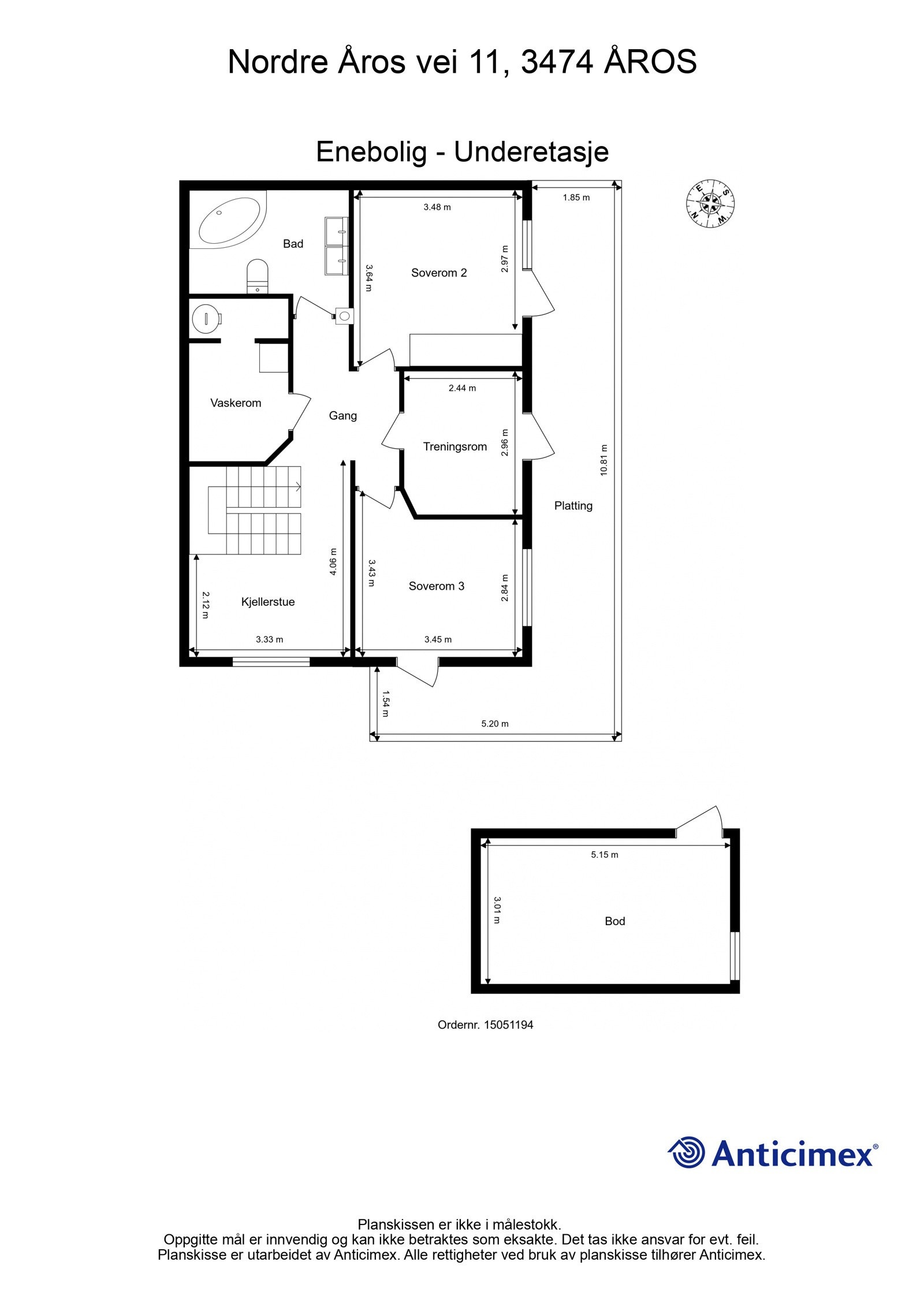 Vi beveger oss videre ned i underetasjen. Galleribilde