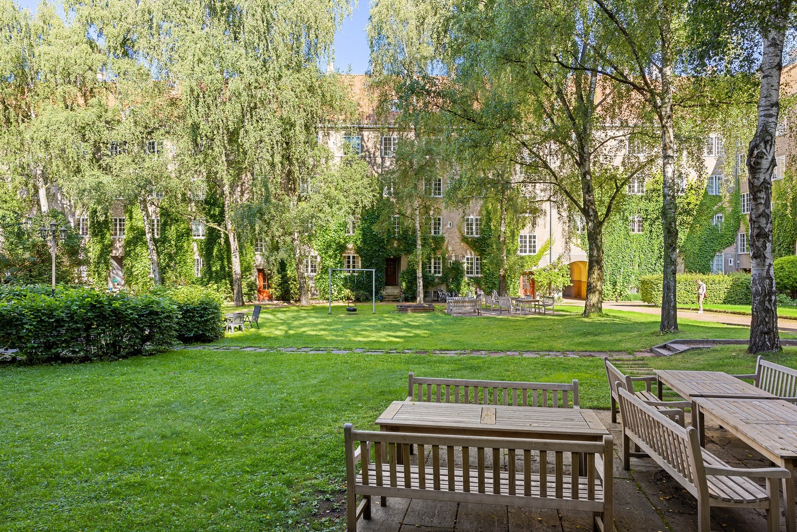 Indre gårdsrom i Jessenløkken. Galleribilde