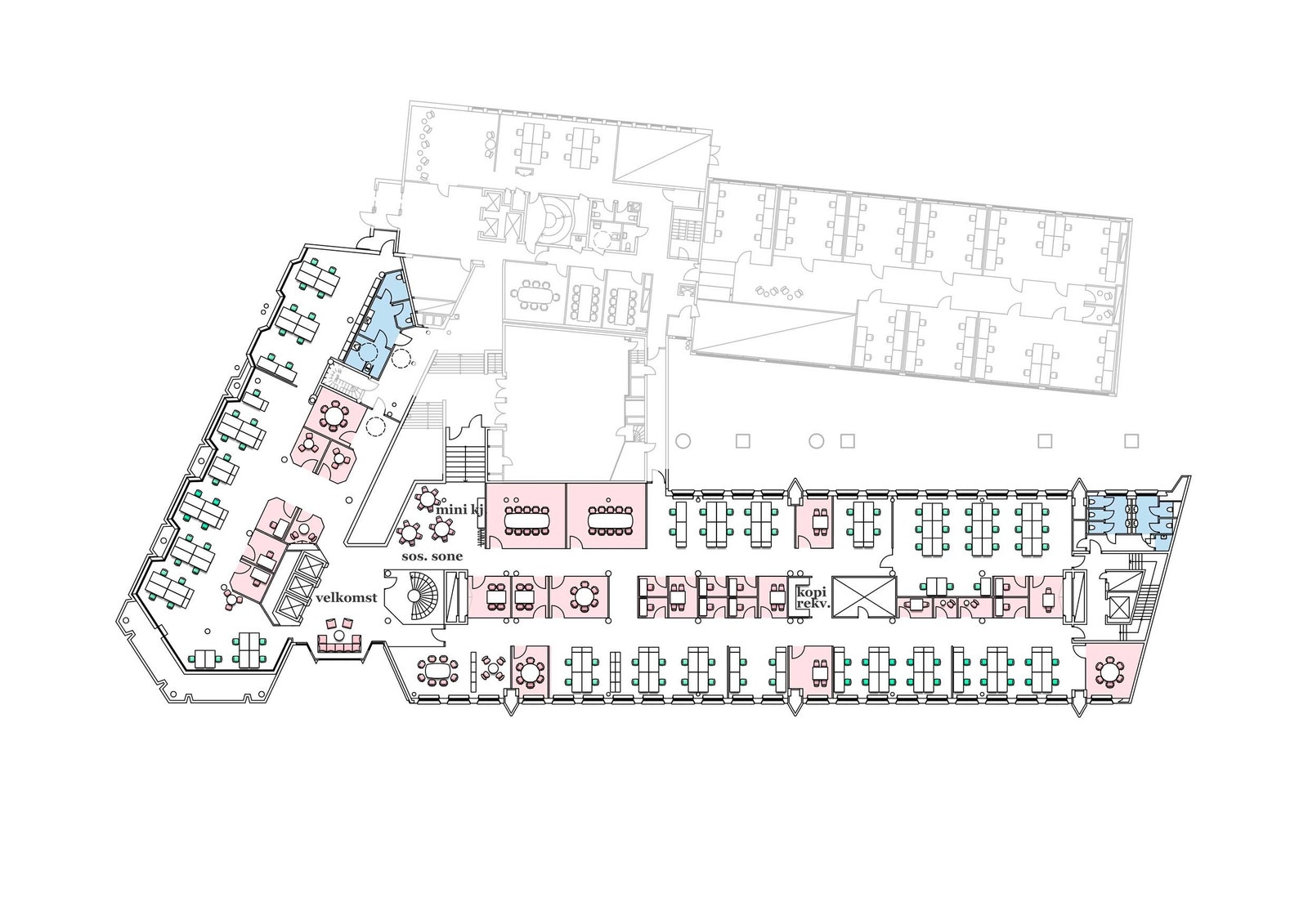 Plan 2 ca 2078 m² Galleribilde