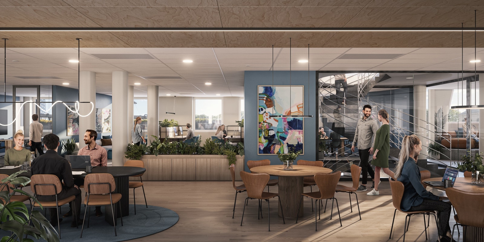 Illustrasjonsbilde fra 2.etg. Utnytt arealene til det beste for ansatte og besøkende Galleribilde