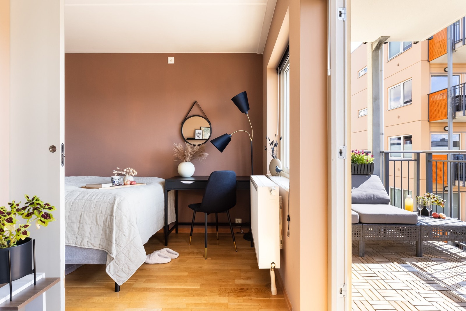 Soverommet ligger med adkomst fra stue. Galleribilde