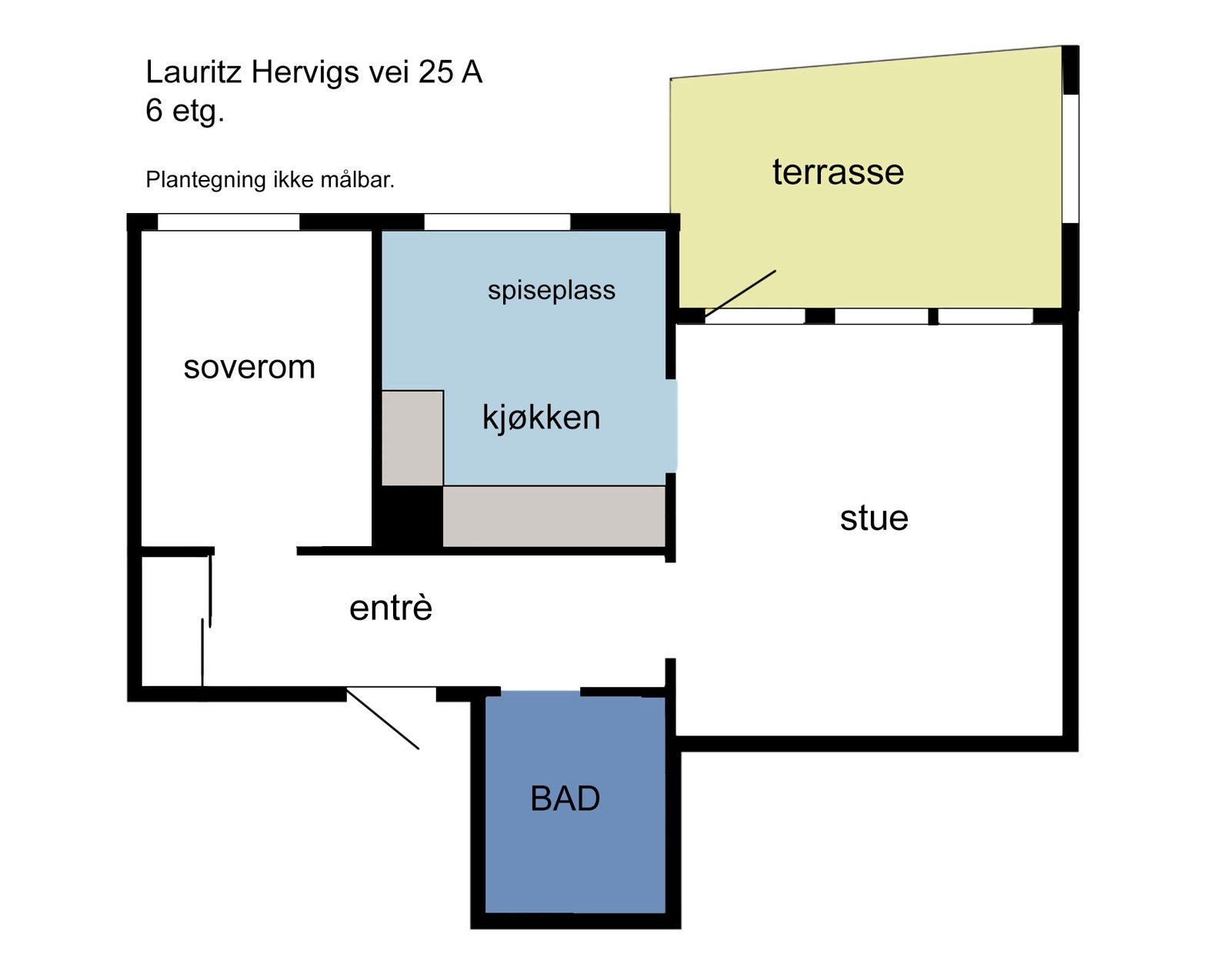 Plantegning Galleribilde