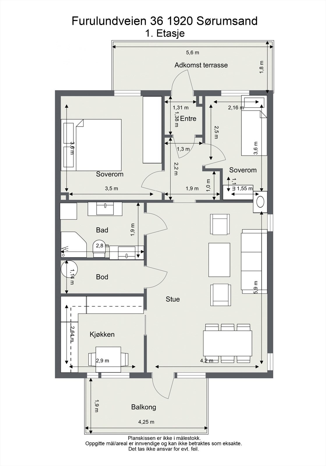 Plantegning. Galleribilde