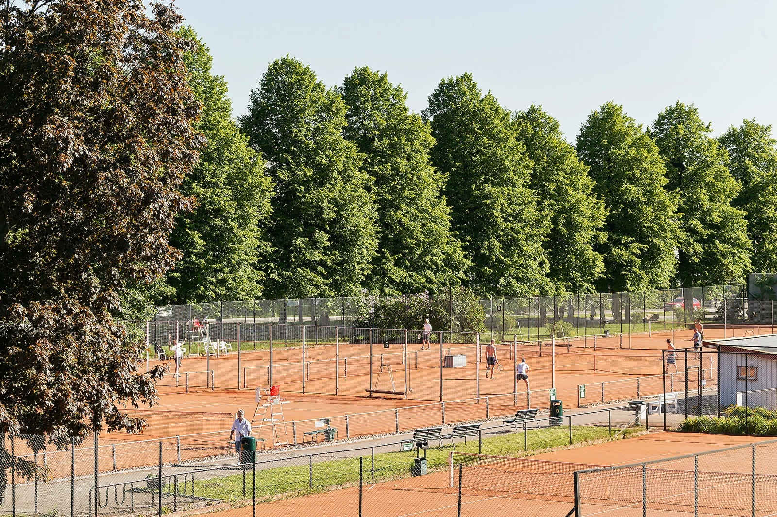 Frogner tennis, få minutter unna. Galleribilde
