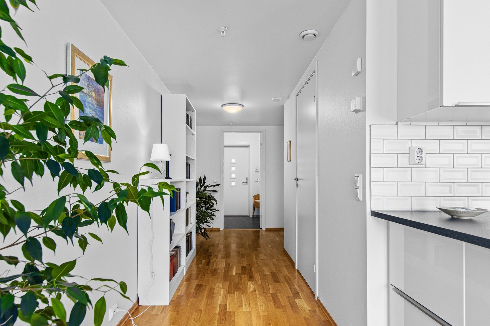Eget vindfang og romslig gang. Galleribilde