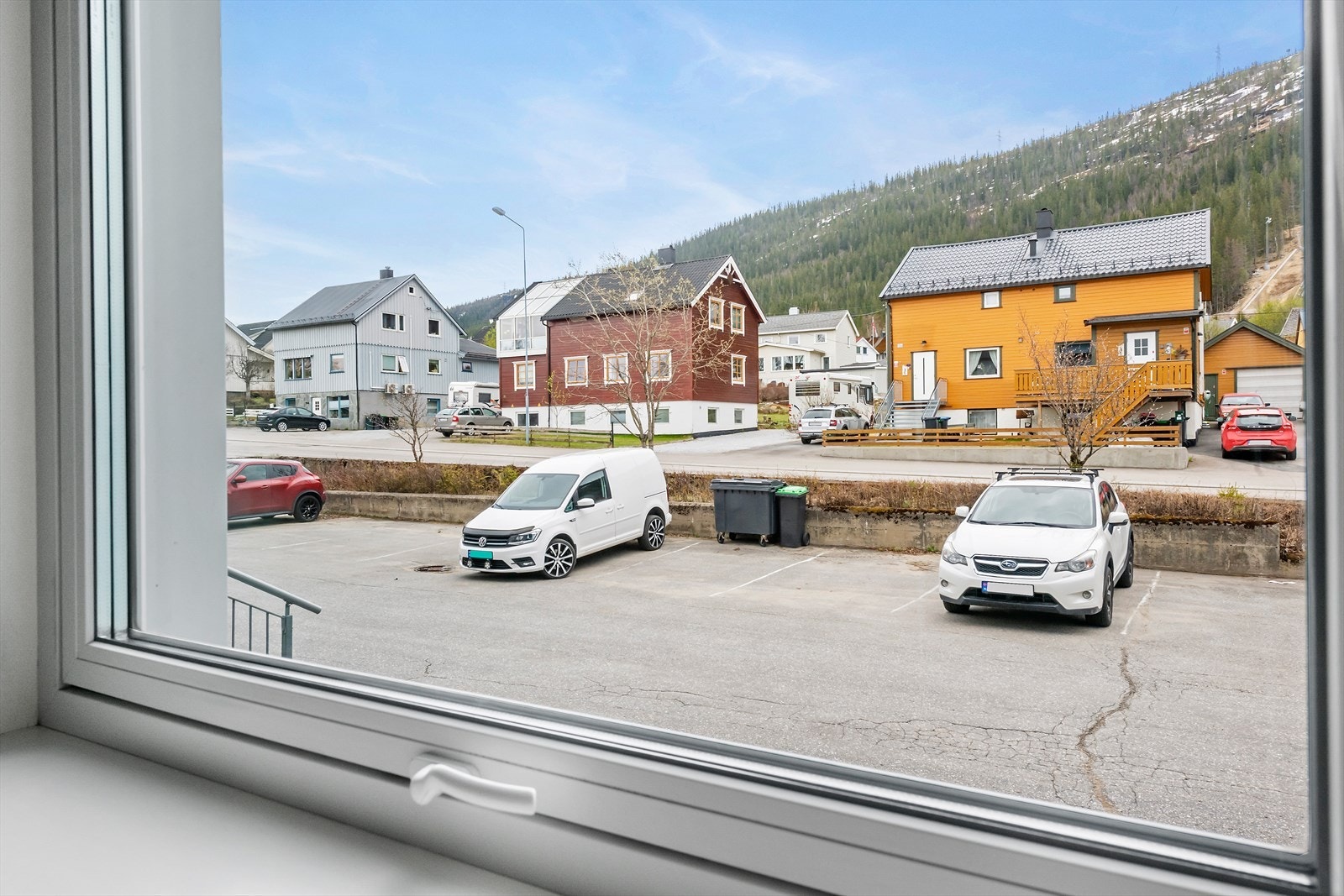 Utsikt fra et av soverommene. Galleribilde