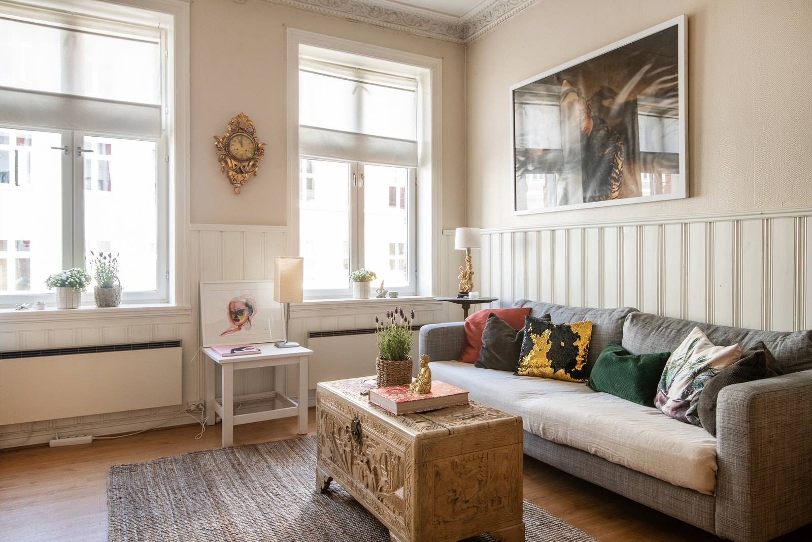 Mulighet for å installere peisovn i stuen. Galleribilde