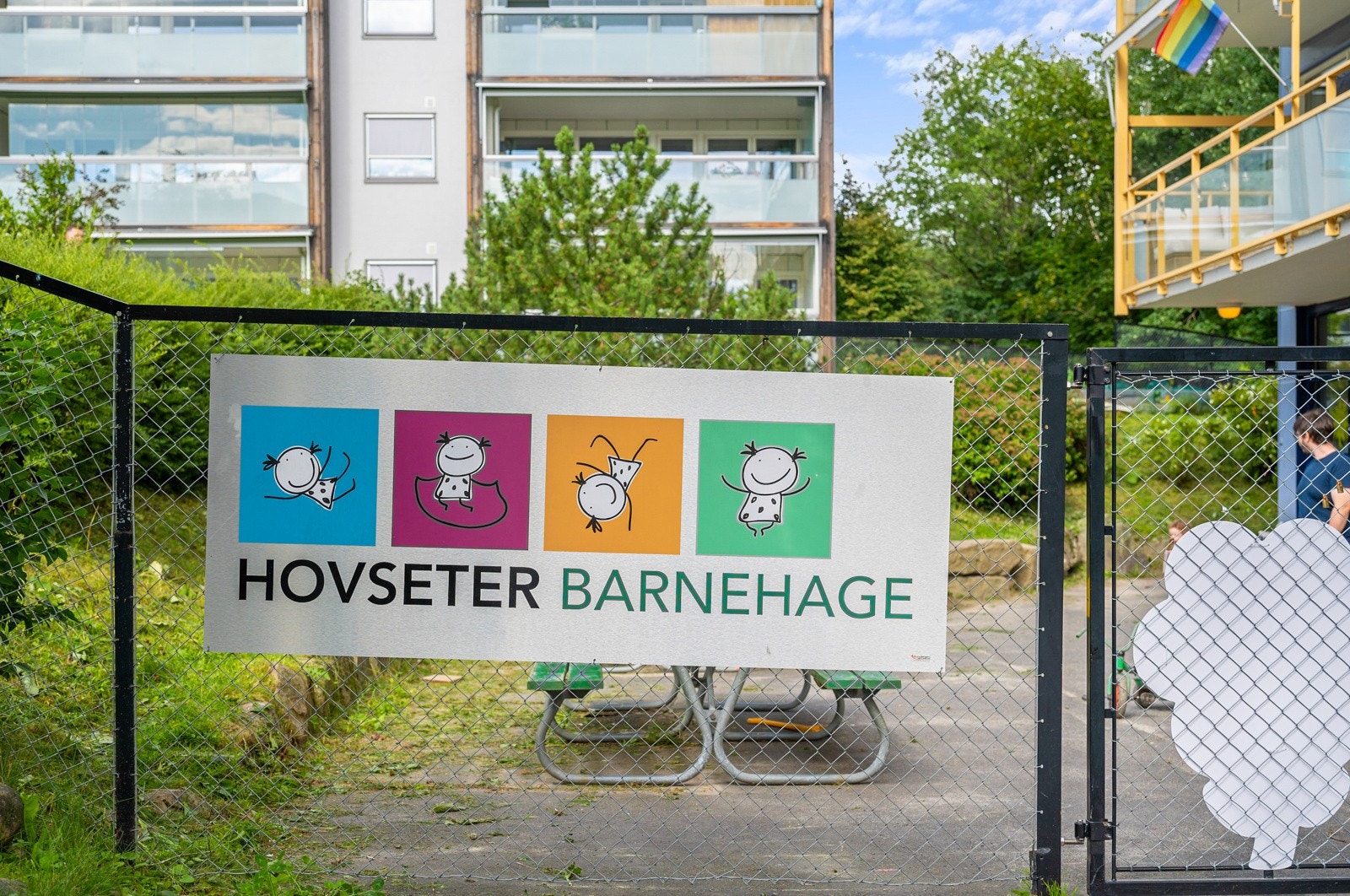 Hovseter barnehage for beboere i borettslaget har fortrinnsrett. Galleribilde