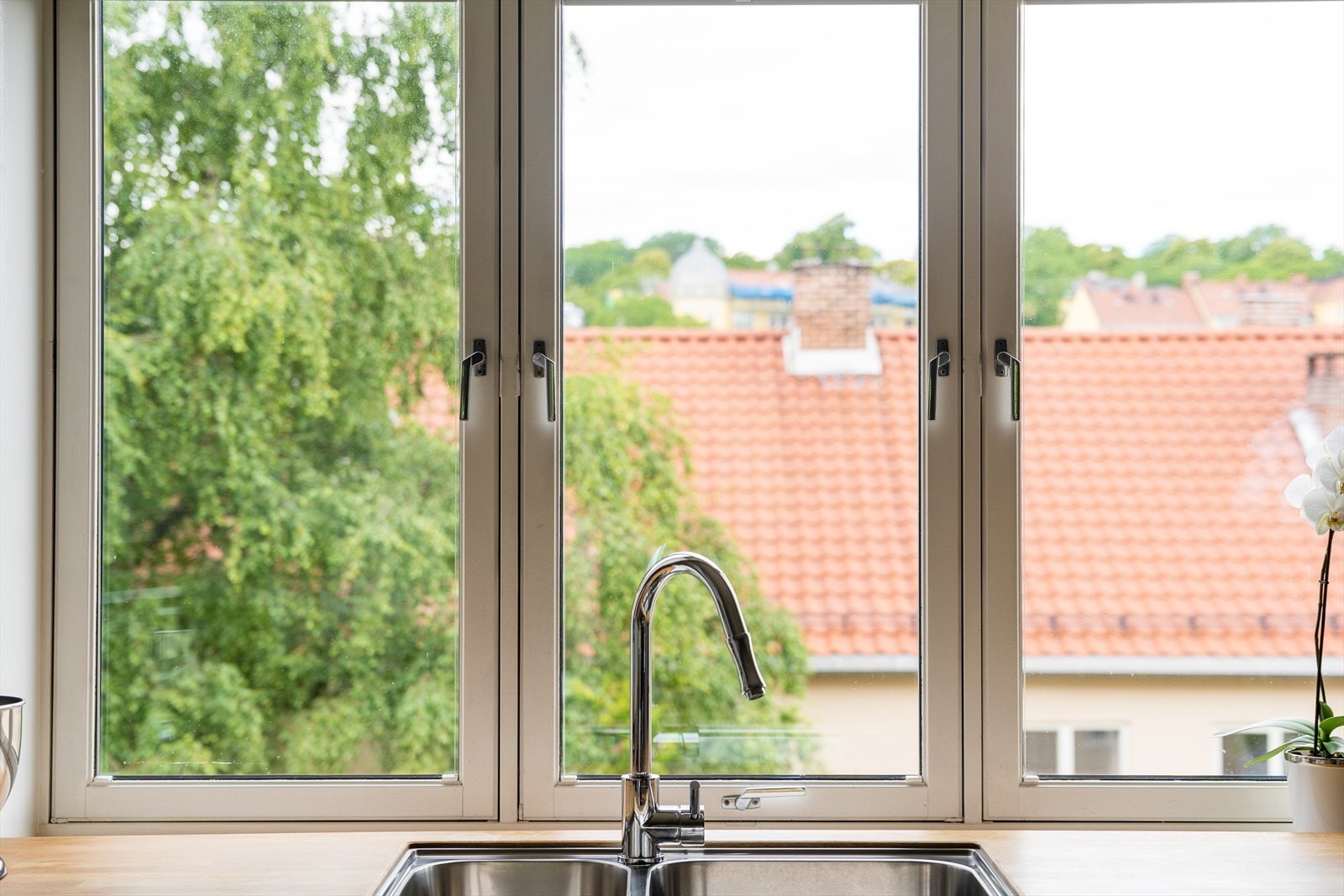 Her kan du nyte fin utsikt oppover St.hanshaugen mens du lager mat. Galleribilde