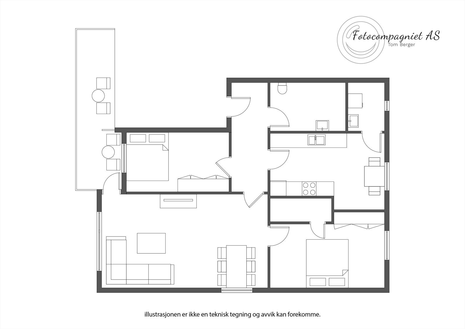 Plantegning Galleribilde